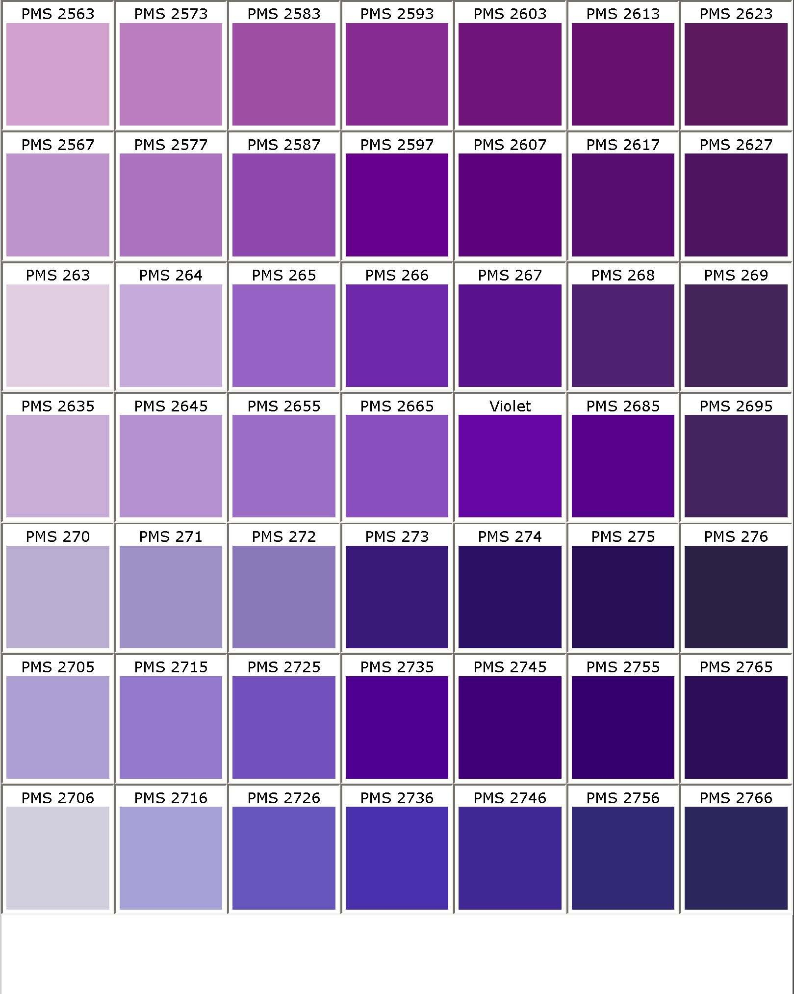 How Many Pages Is The Color Purple Purple Color Charts Lookokeyes Avaboard And How Many Pages Is The