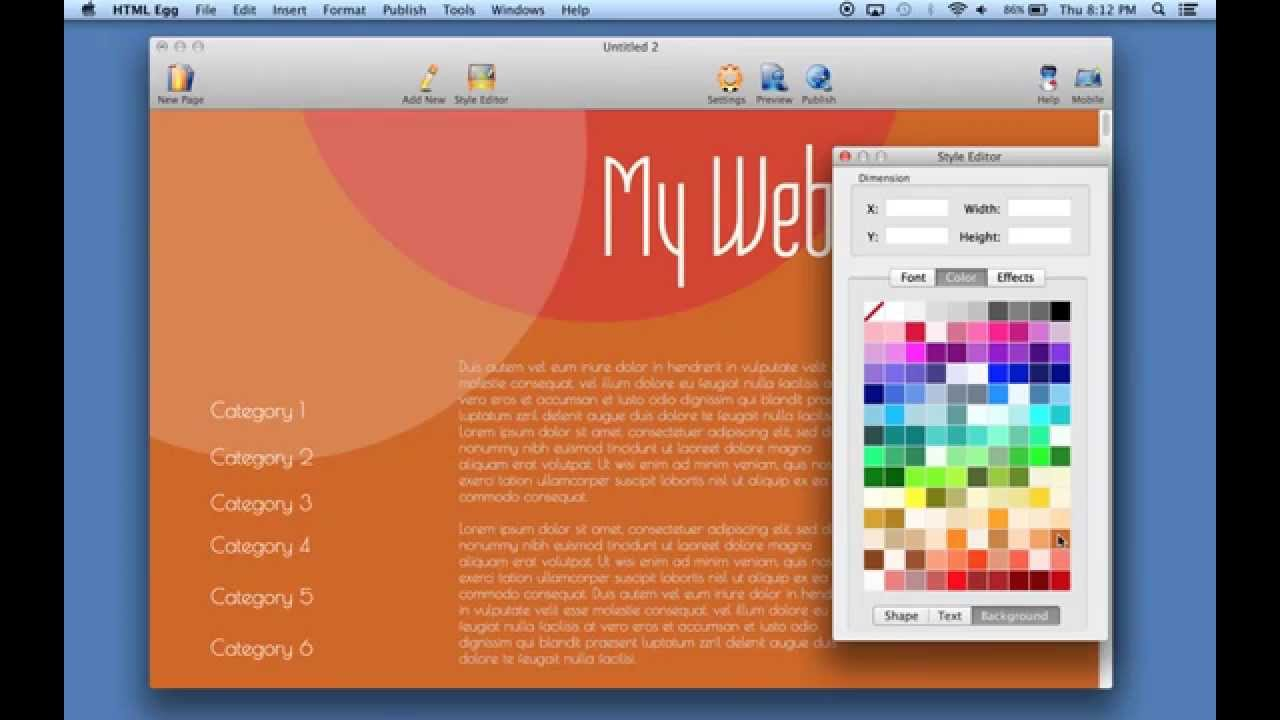 How To Change Web Page Background Color In Html How To Change Your Web Page Background Color Using Html Egg For Mac