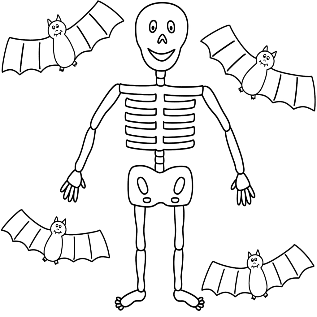 Human Skeleton Coloring Pages Skeleton City Coloring Pages Print Coloring