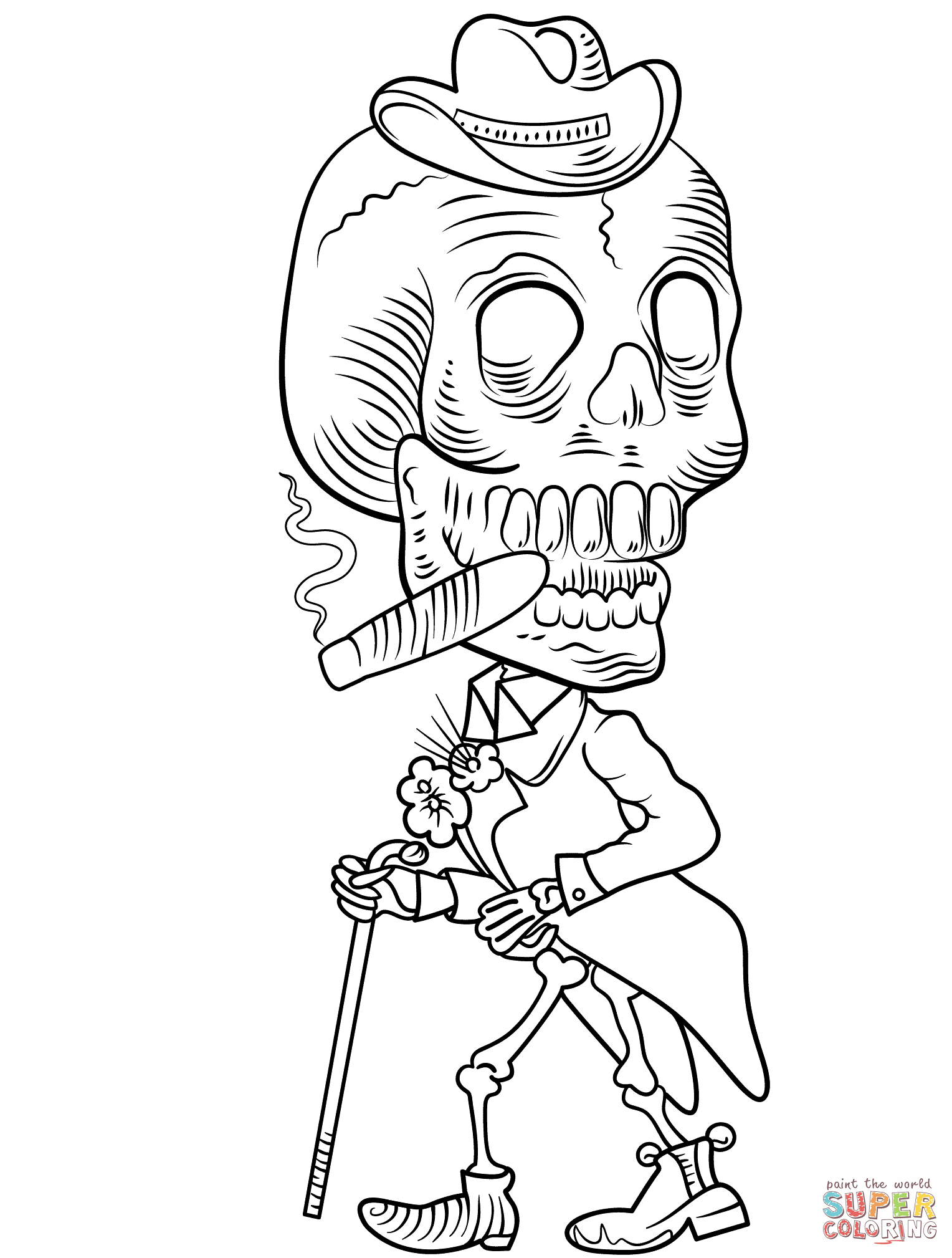 Human Skeleton Coloring Pages Skeleton Coloring Pages Printable Coloring Page For Kids