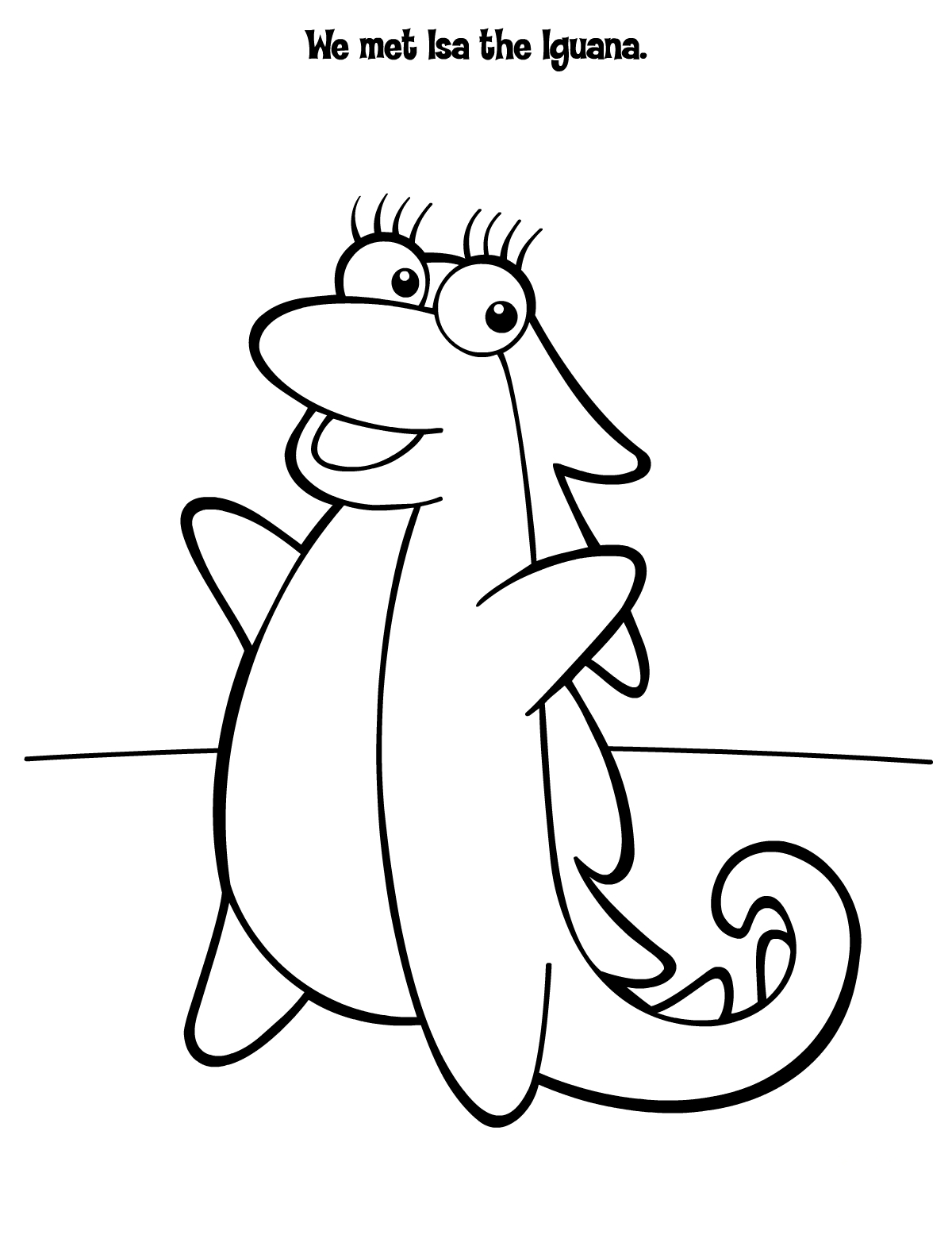 Iguana Coloring Page Isa The Iguana Dora The Explorer Coloring Page Coloring Store