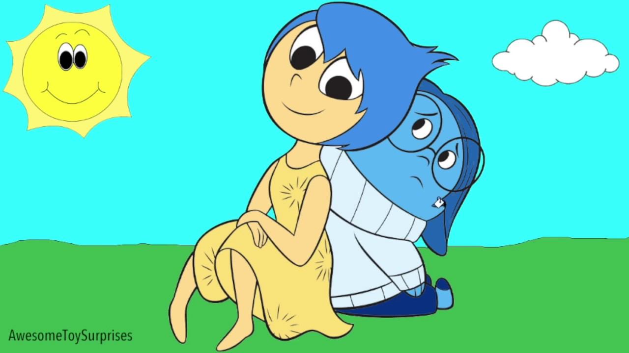 Inside Out Sadness Coloring Page Disney Pixar Inside Out Joy And Sadness Outside Coloring Page Activity
