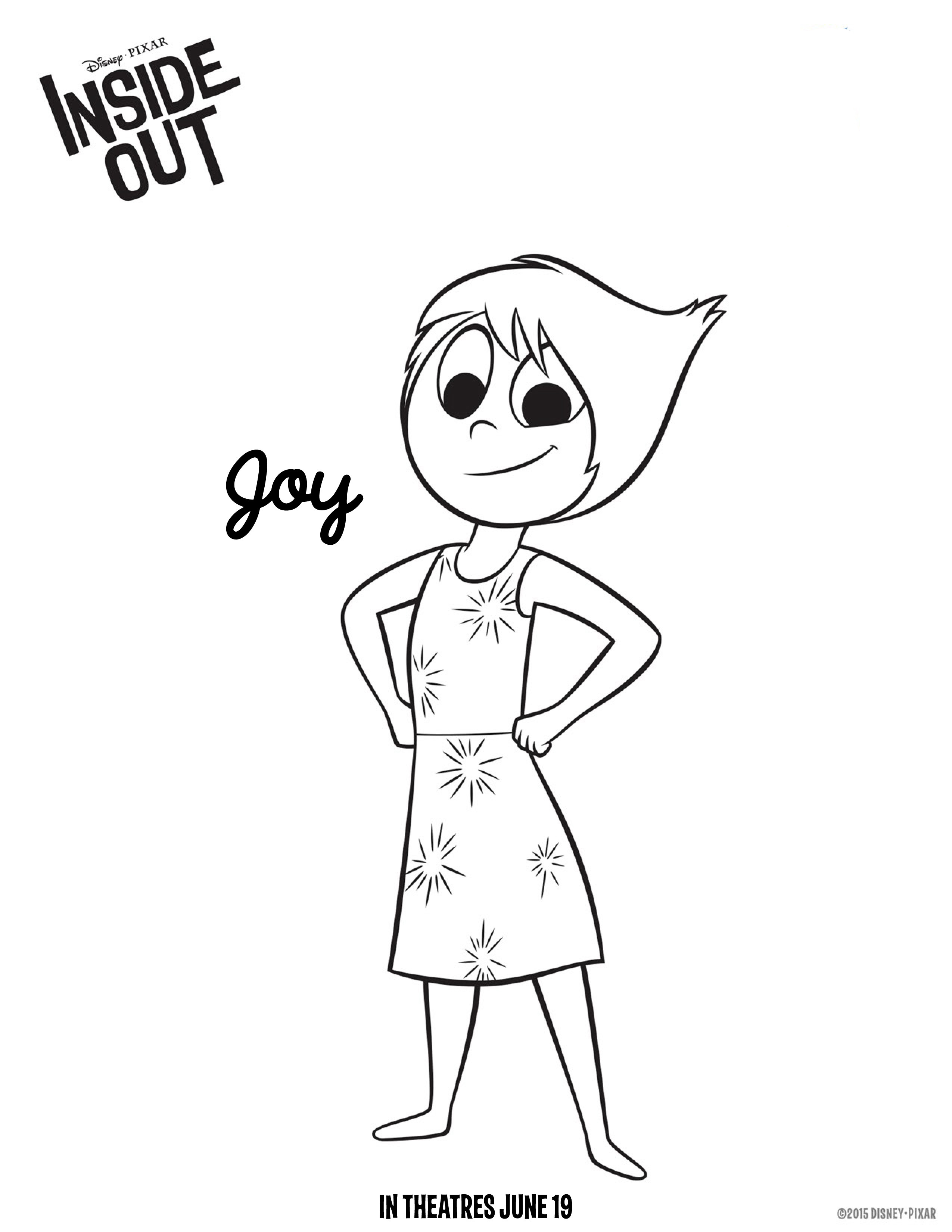 Inside Out Sadness Coloring Page Inside Out Coloring Pages Best Coloring Pages For Kids