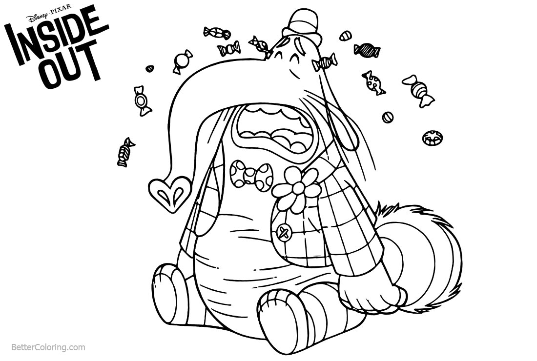 Inside Out Sadness Coloring Page Inside Out Coloring Pages Bing Bong Crying Free Printable Coloring