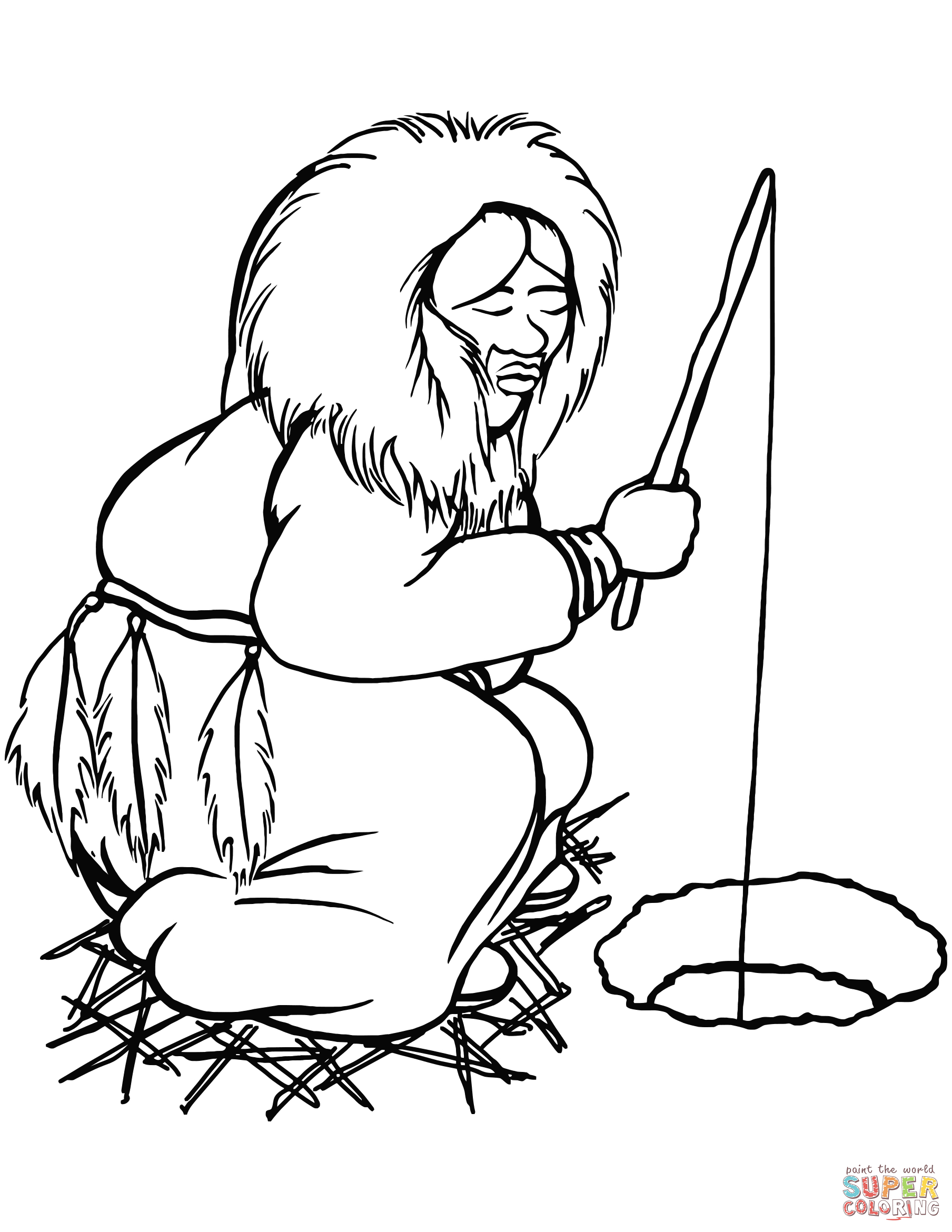 Inuit Coloring Pages Inuit Eskimo Coloring Pages Free Coloring Pages