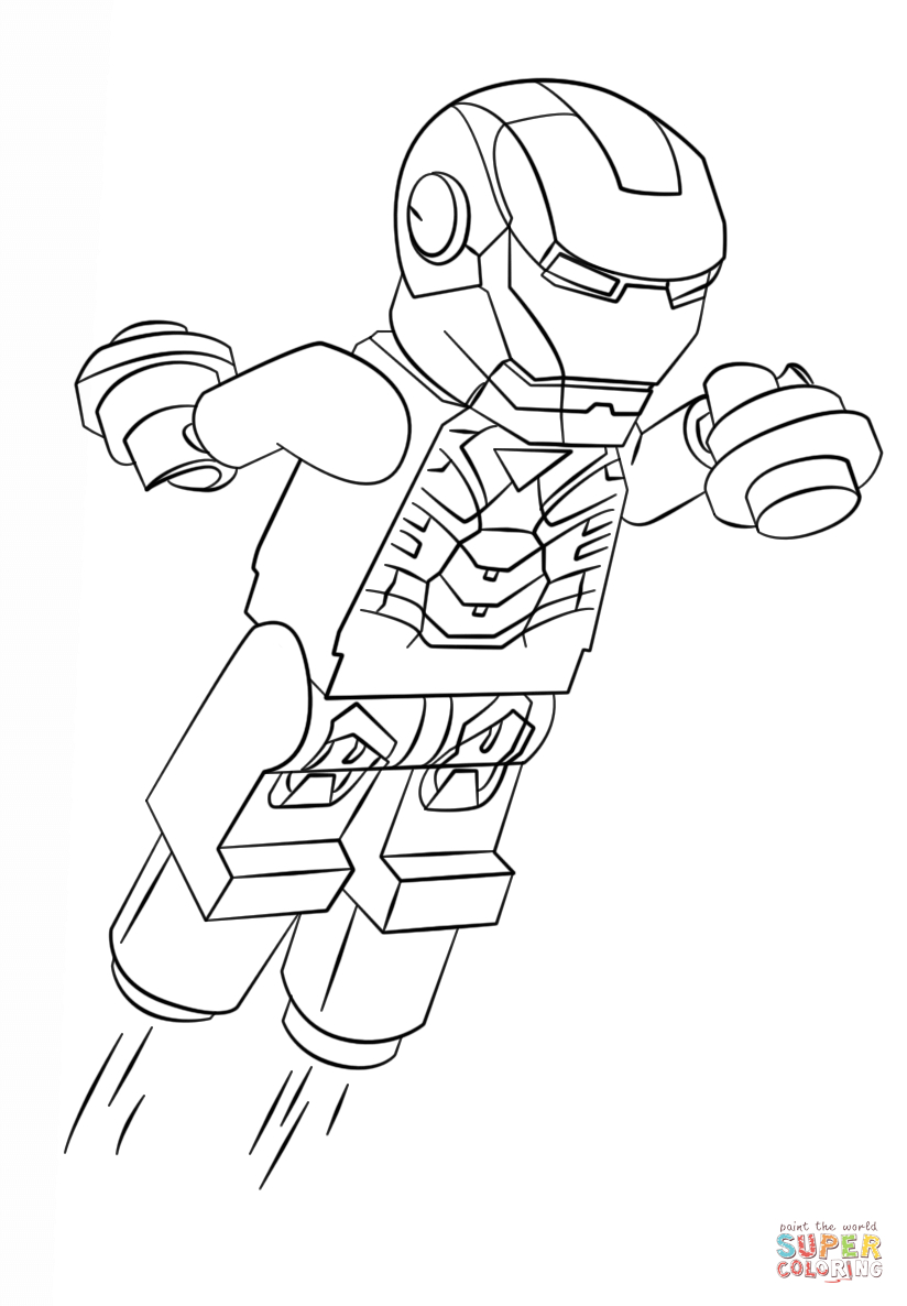 Iron Man Coloring Pages Online Lego Iron Man Coloring Page Free Printable Coloring Pages