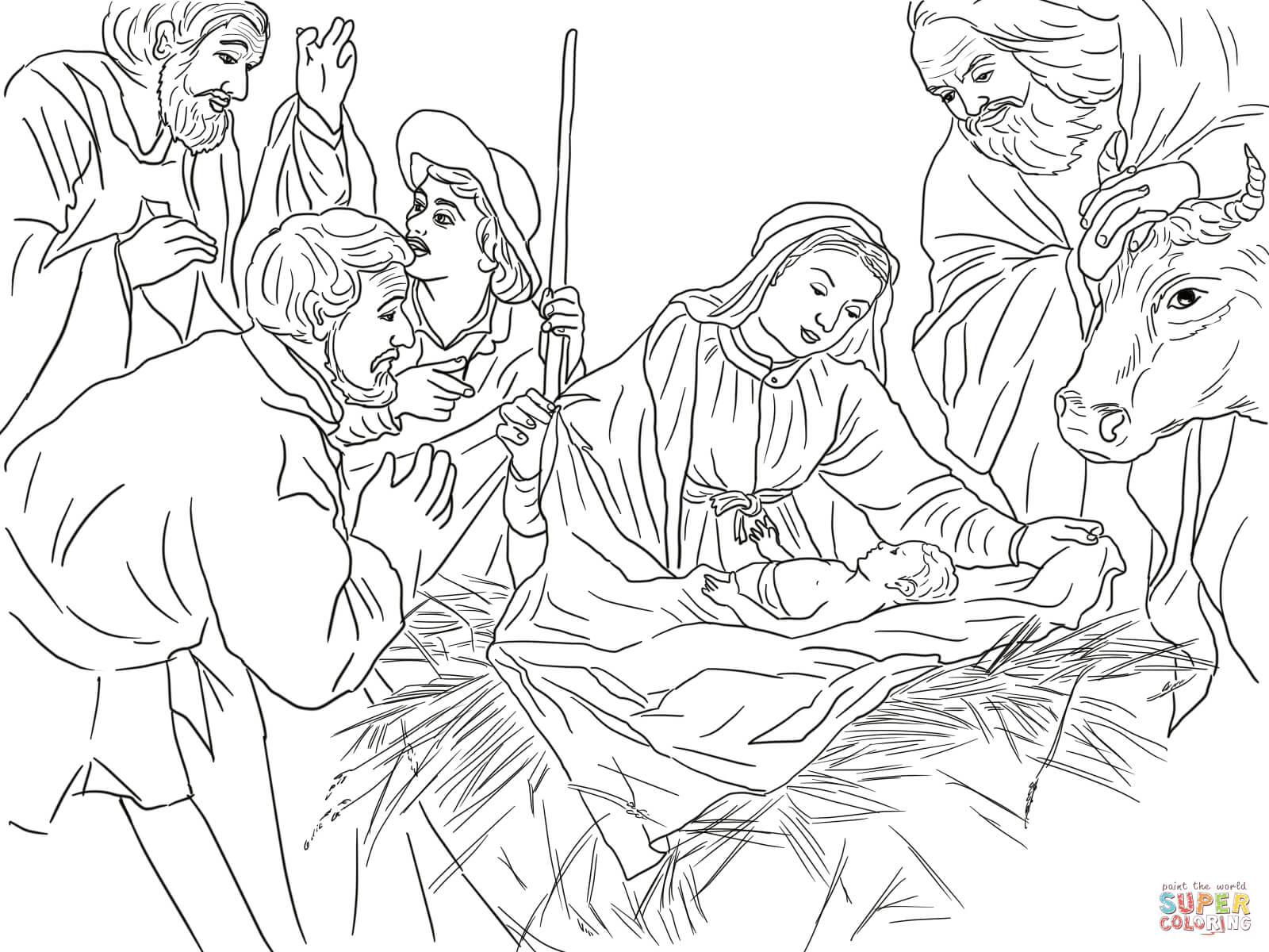 Jesus Christmas Coloring Pages Coloring Pages Of Jesus In The Manger At Getdrawings Free For