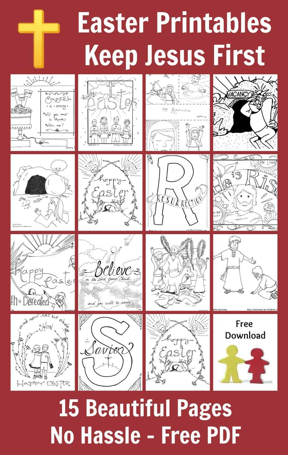 Jesus Easter Coloring Pages Printable 15 Easter Coloring Pages Religious Free Printables For Kids