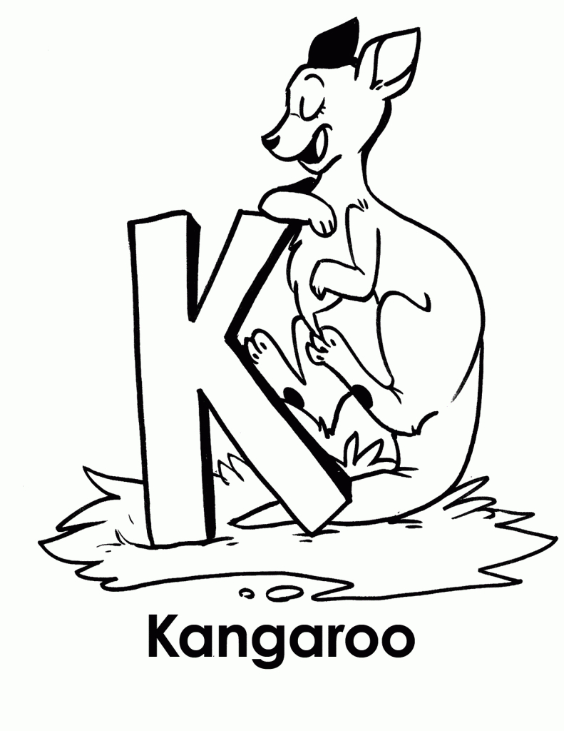 Kangaroo Color Page Kangaroo Coloring Pages Free Coloring Pages For Free