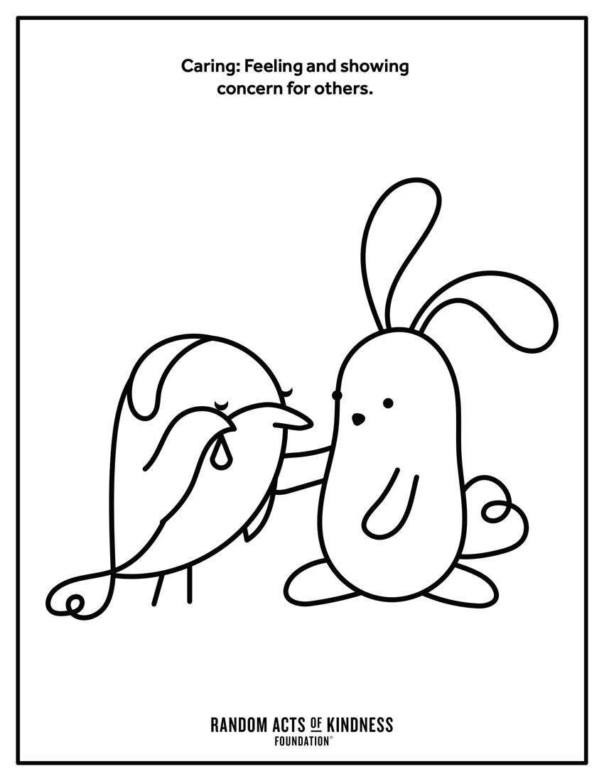 Kindness Coloring Pages Lovely Random Acts Of Kindness Coloring Pages Nicho