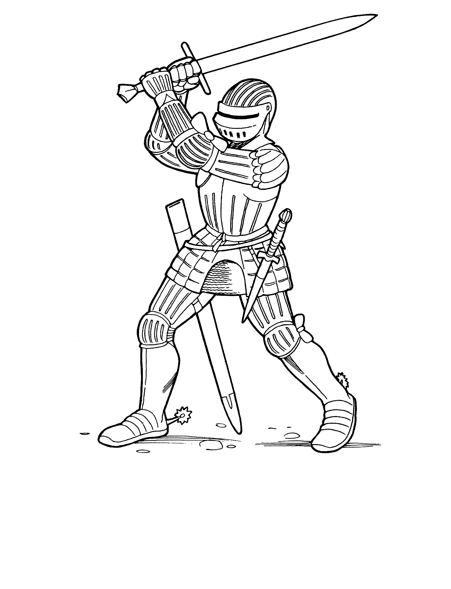 Knights Coloring Pages Knight Coloring Pages Coloring Home
