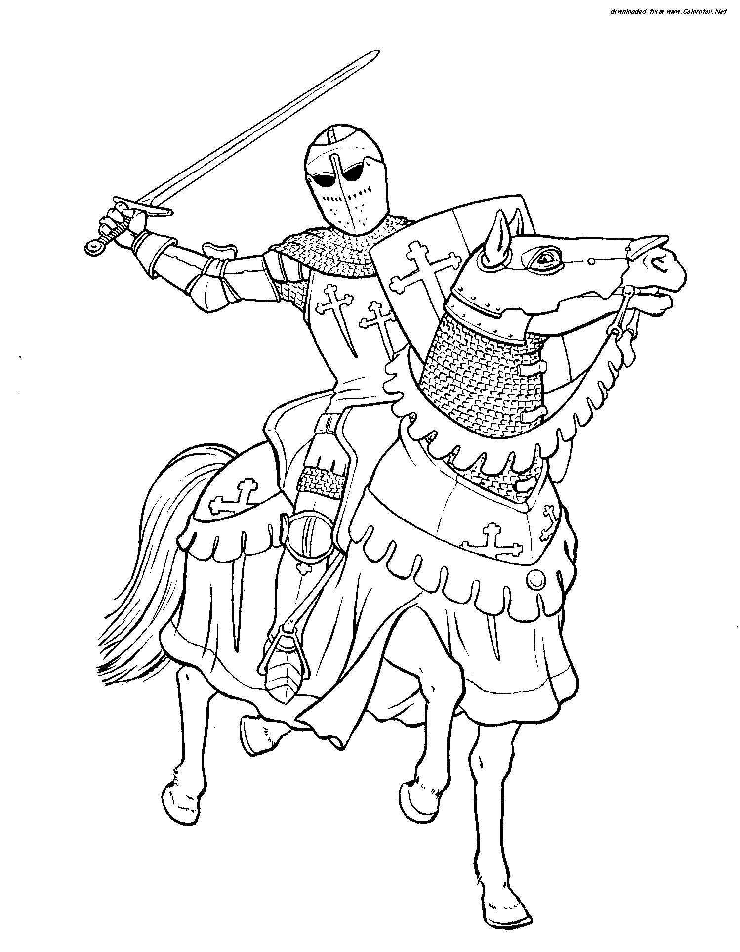 Knights Coloring Pages Knight Rider Coloring Pages Coloring Home