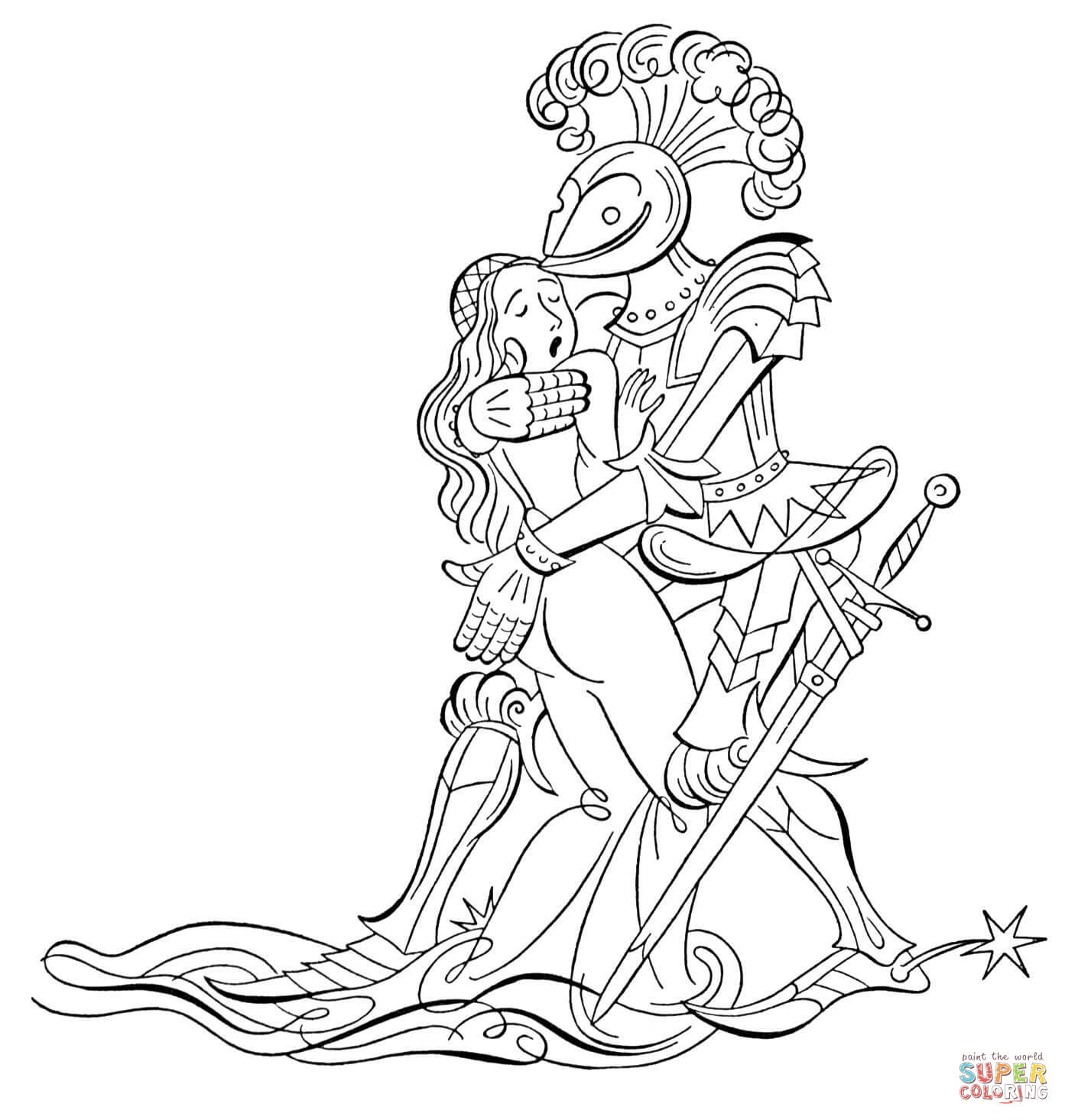 Knights Coloring Pages Knights Coloring Pages Free Coloring Pages