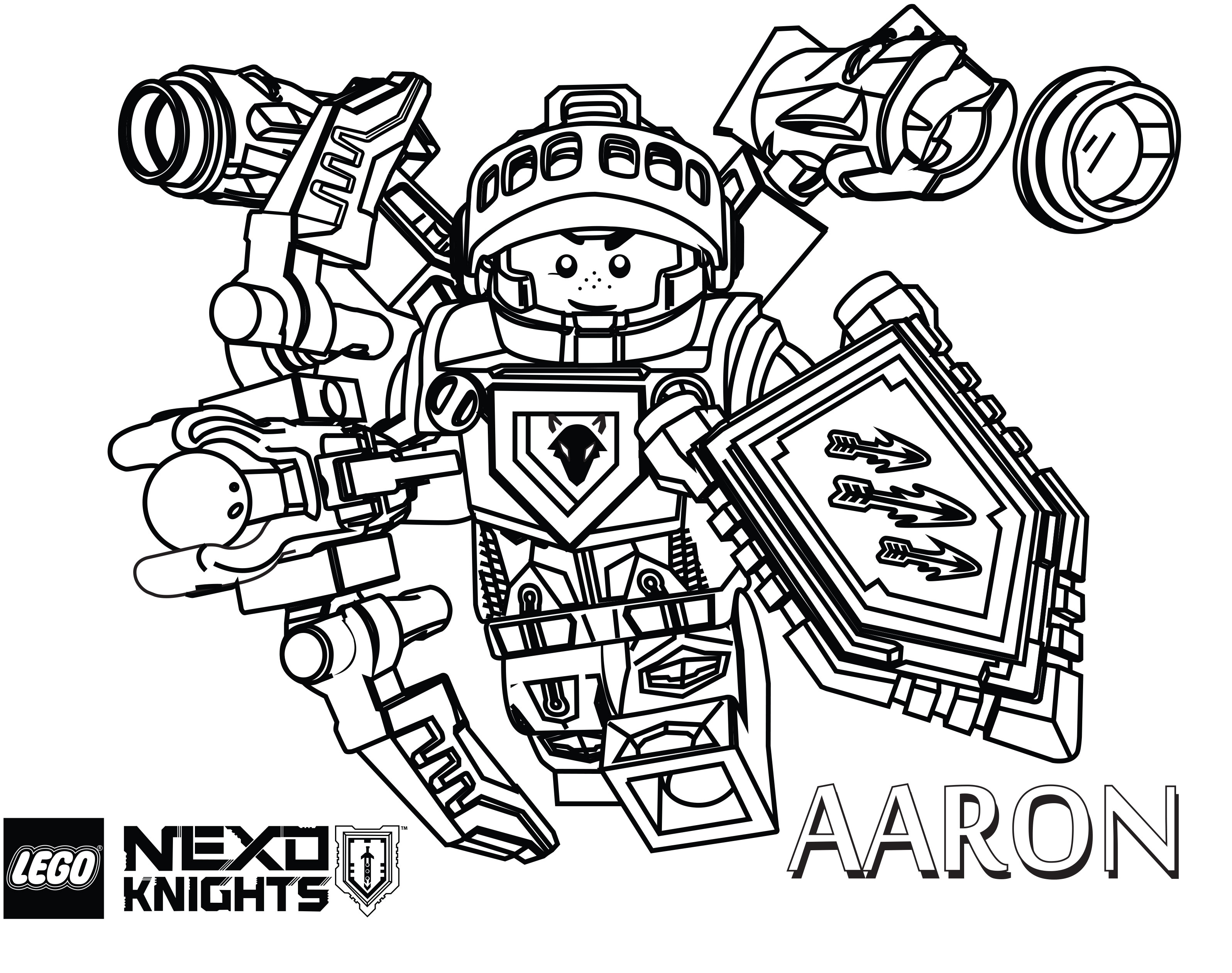 Knights Coloring Pages Lego Nexo Knights Coloring Pages The Brick Fan