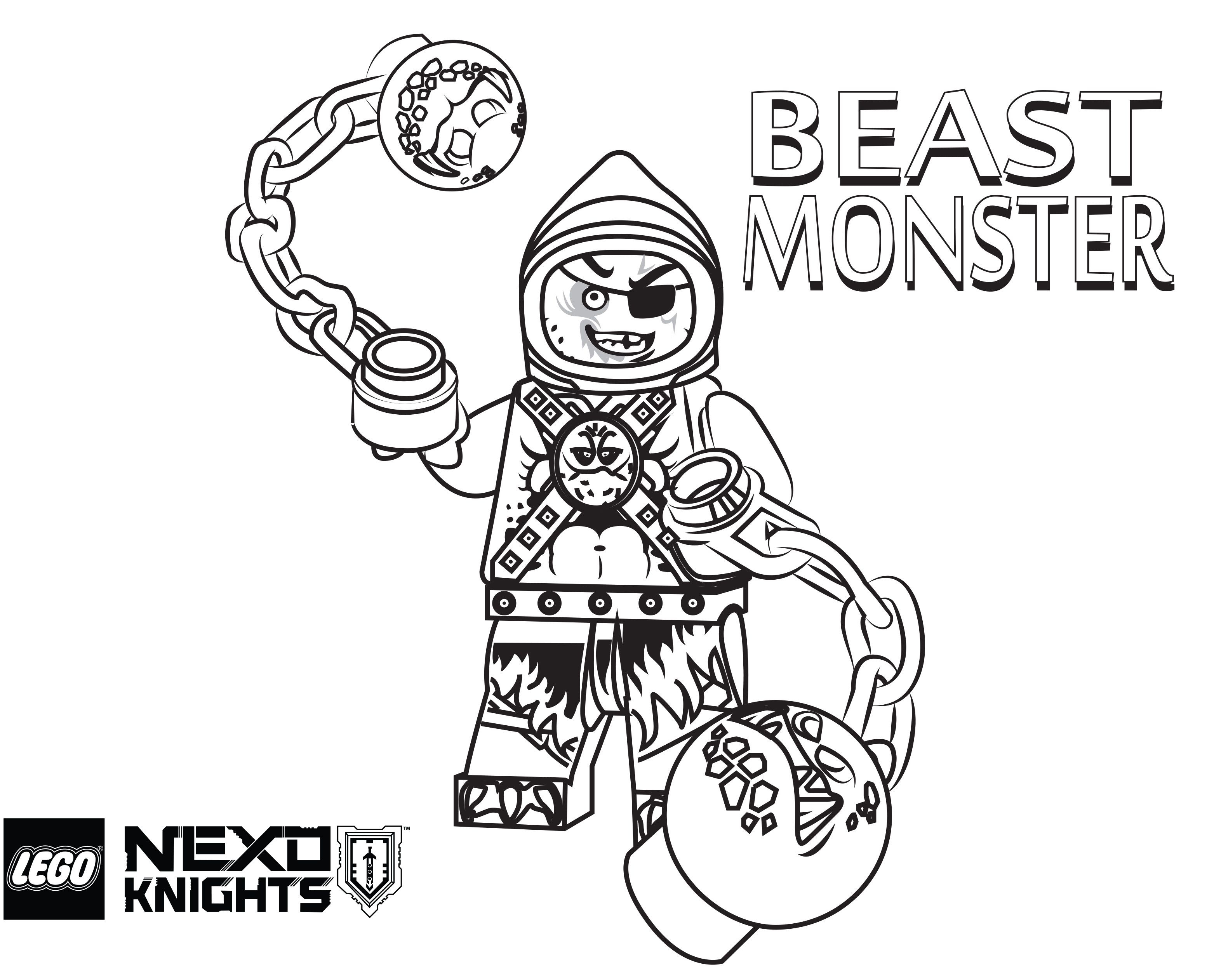 Knights Coloring Pages Nexo Knight Coloring Pages