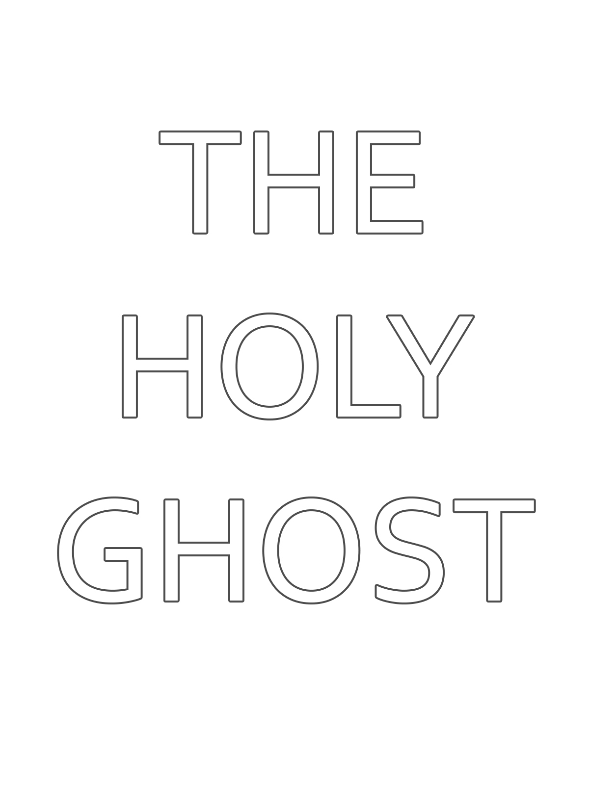 Lds Holy Ghost Coloring Page Primarily Inclined Primary 1 Lesson 7 The Holy Ghost Helps Me
