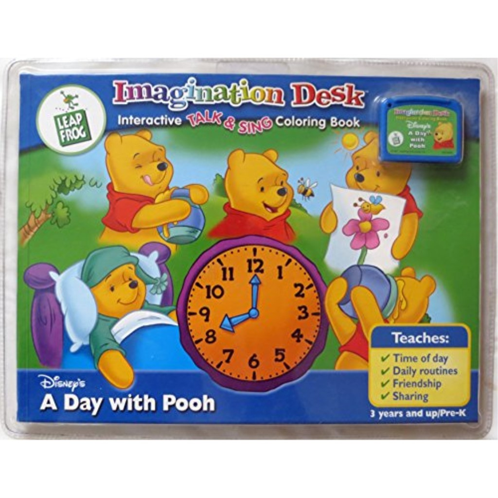 Leapfrog Imagination Desk Coloring Pages Leap Frog Imagination Desk Interactive Color And Learn Book And Cartridge Disneys A Day With Pooh Life Lessons Lesson 1