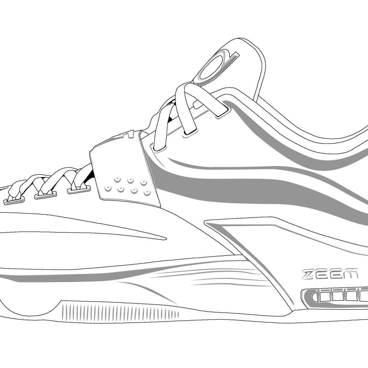 Lebron Shoes Coloring Pages Sneaker Coloring Page Printable Fresh Coloring Pages Lebron Shoes
