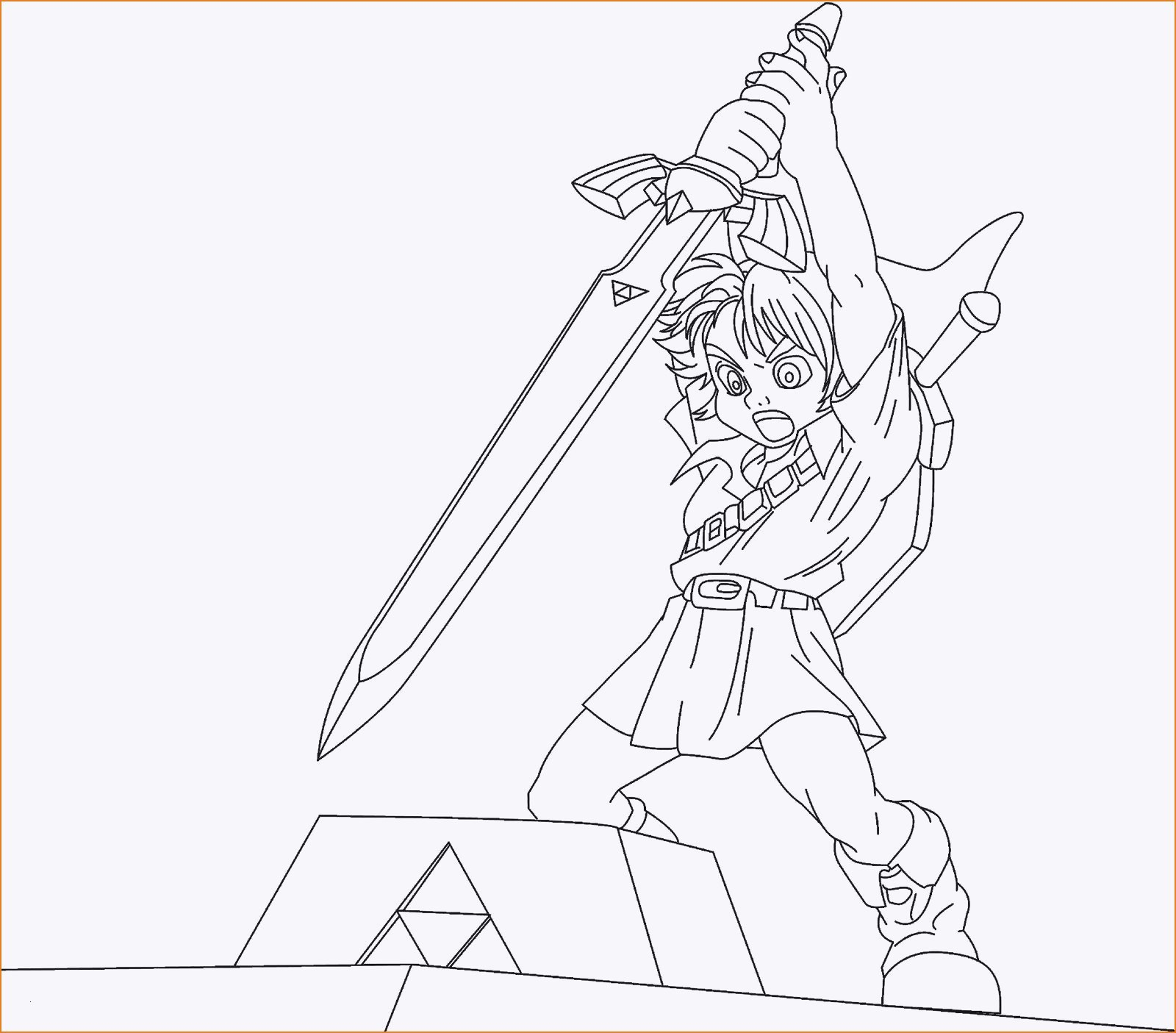 Legend Of Zelda Coloring Pages Online Legend Of Zelda Coloring Page Felszamolas