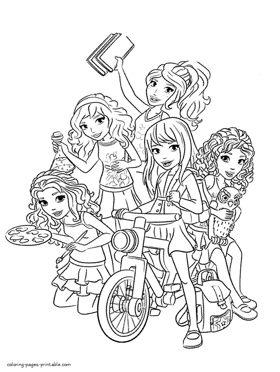 Lego Friends Printable Coloring Pages Coloring Ideas Coloring Ideas Lego Friends Pages Stunning With At