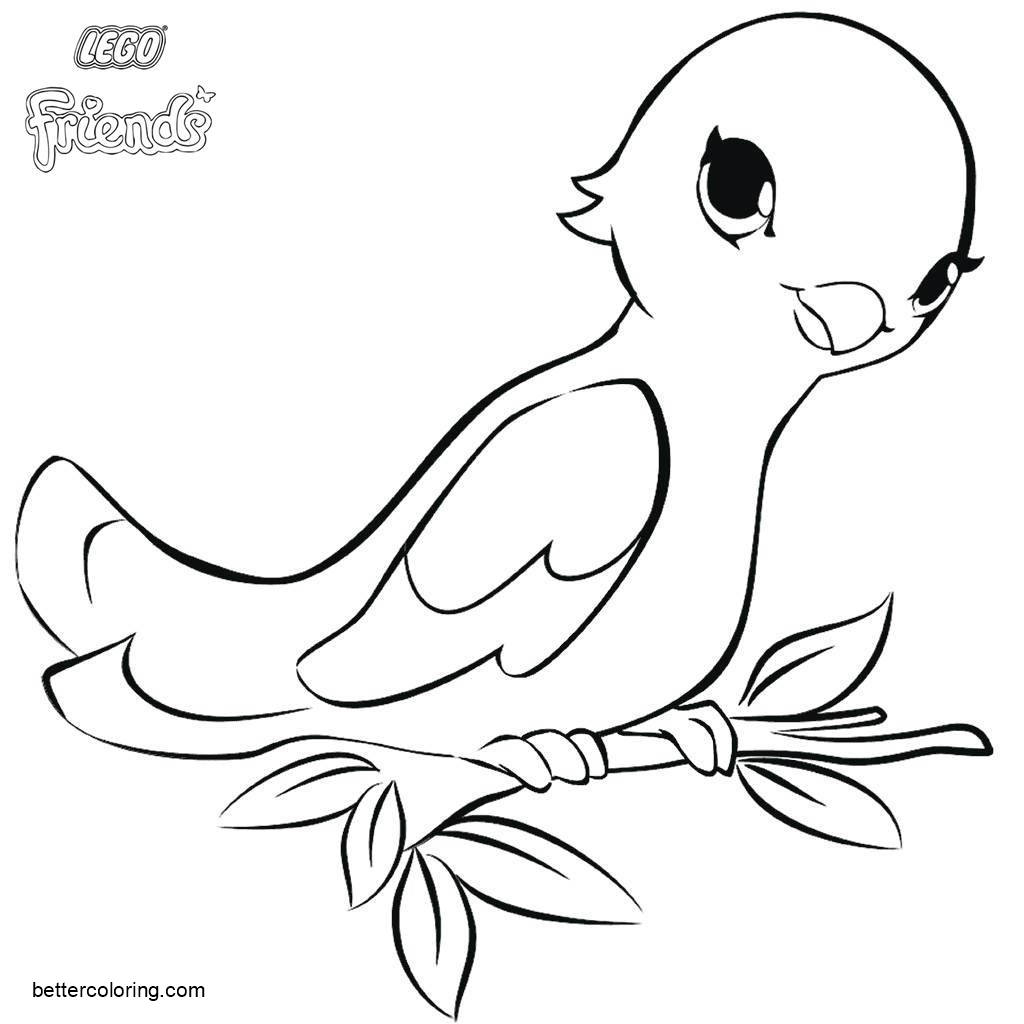 Lego Friends Printable Coloring Pages Lego Friends Coloring Page Bird Free Printable Coloring Pages