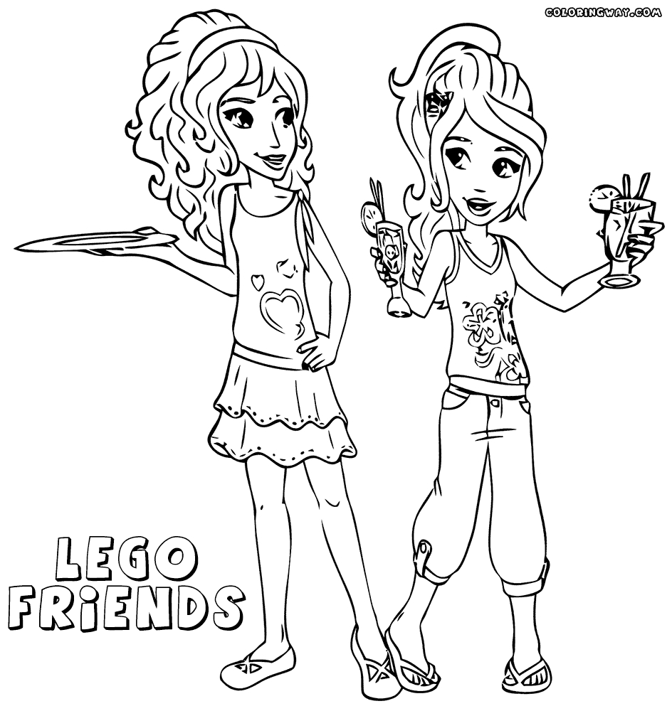 Lego Friends Printable Coloring Pages Lego Friends Coloring Pages Printable Free Coloring Home