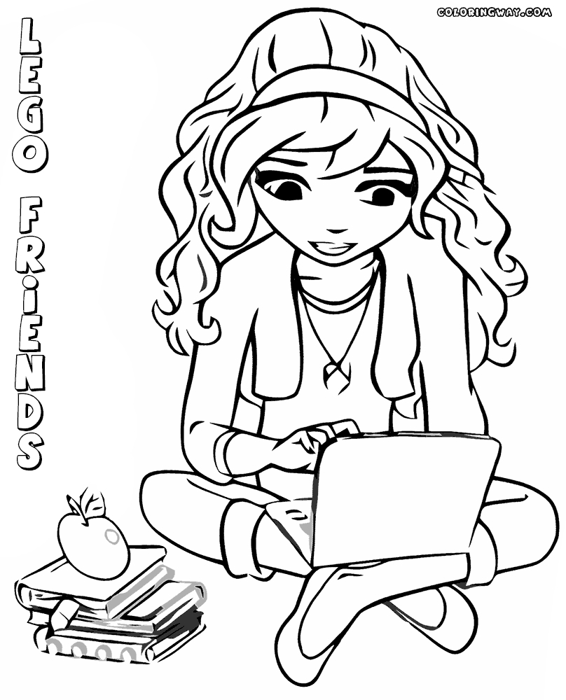 Lego Friends Printable Coloring Pages Lego Friends Coloring Pages Printable Free Coloring Home