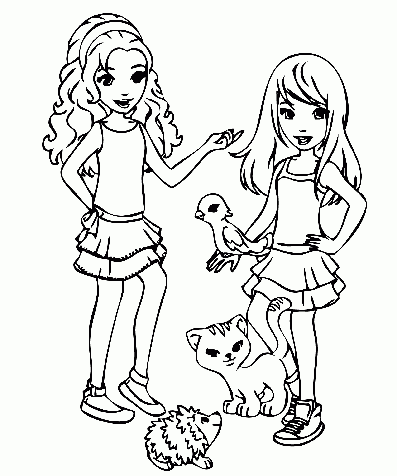 Lego Friends Printable Coloring Pages Lego Friends Coloring Pages Printable Free Coloring Home