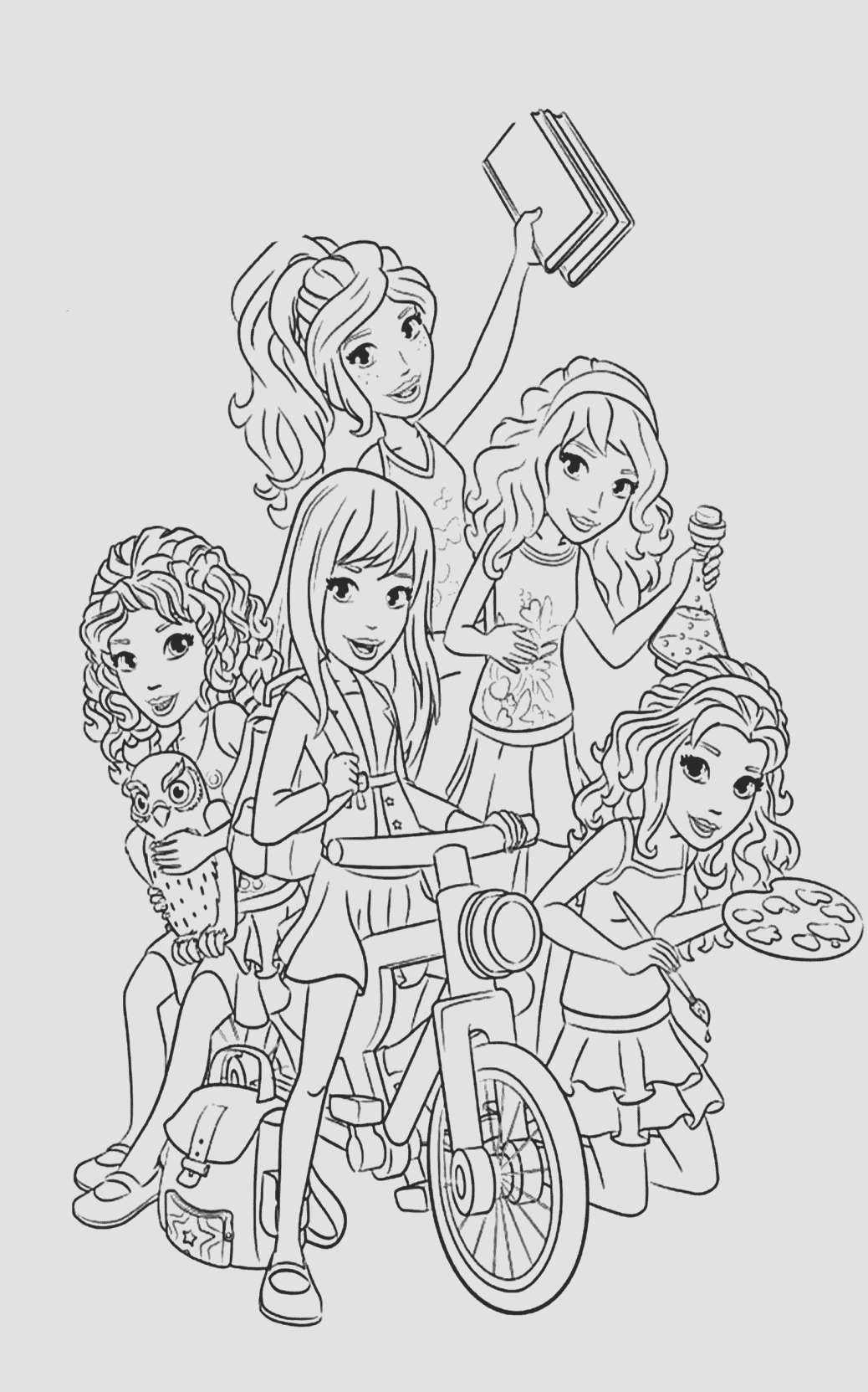 Lego Friends Printable Coloring Pages Wonder Woman Coloring Sheet Lego Friends All Coloring Page For Kids