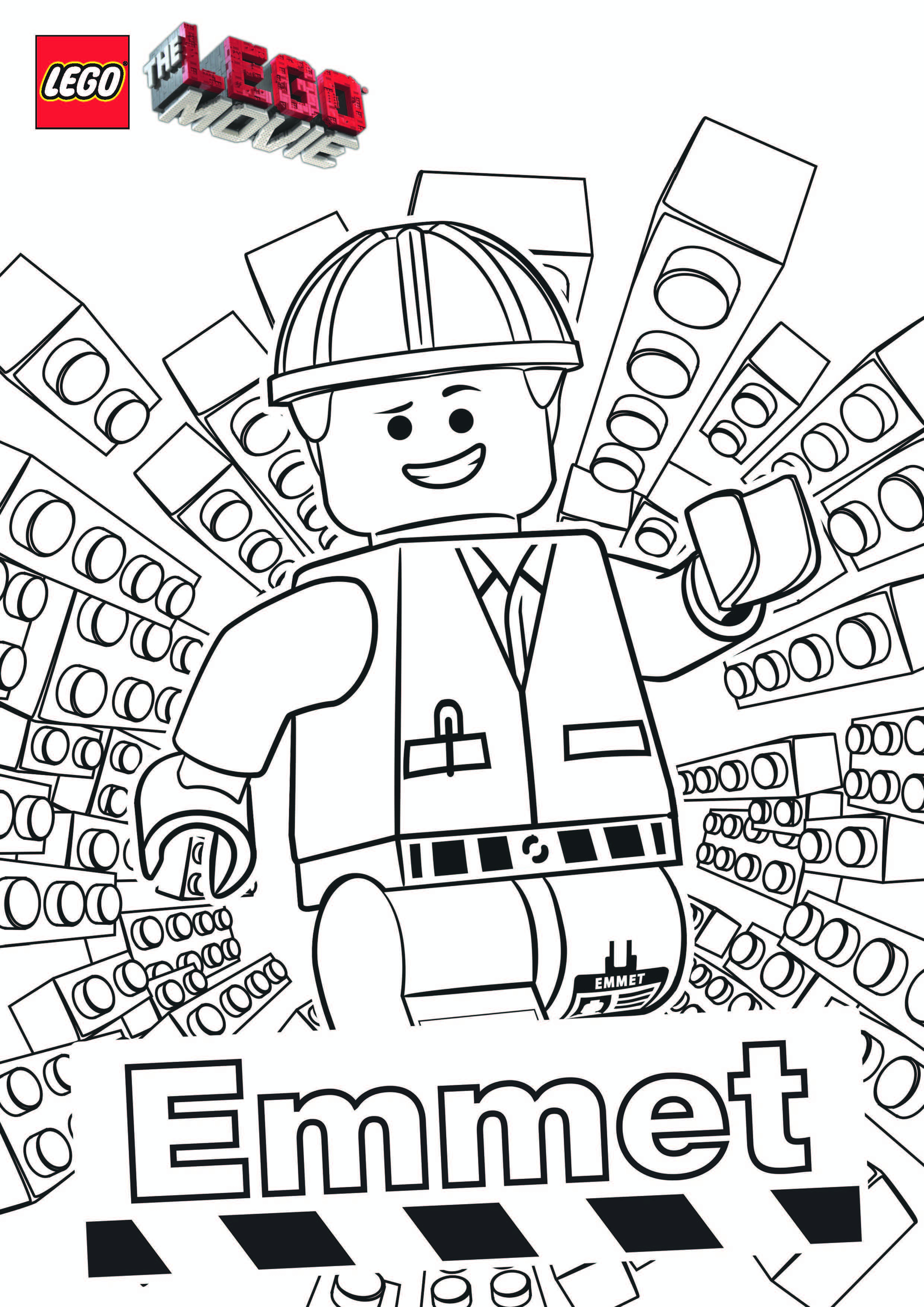 Lego Movie Color Pages Free Lego Movie Coloring Pages At Getdrawings Free For