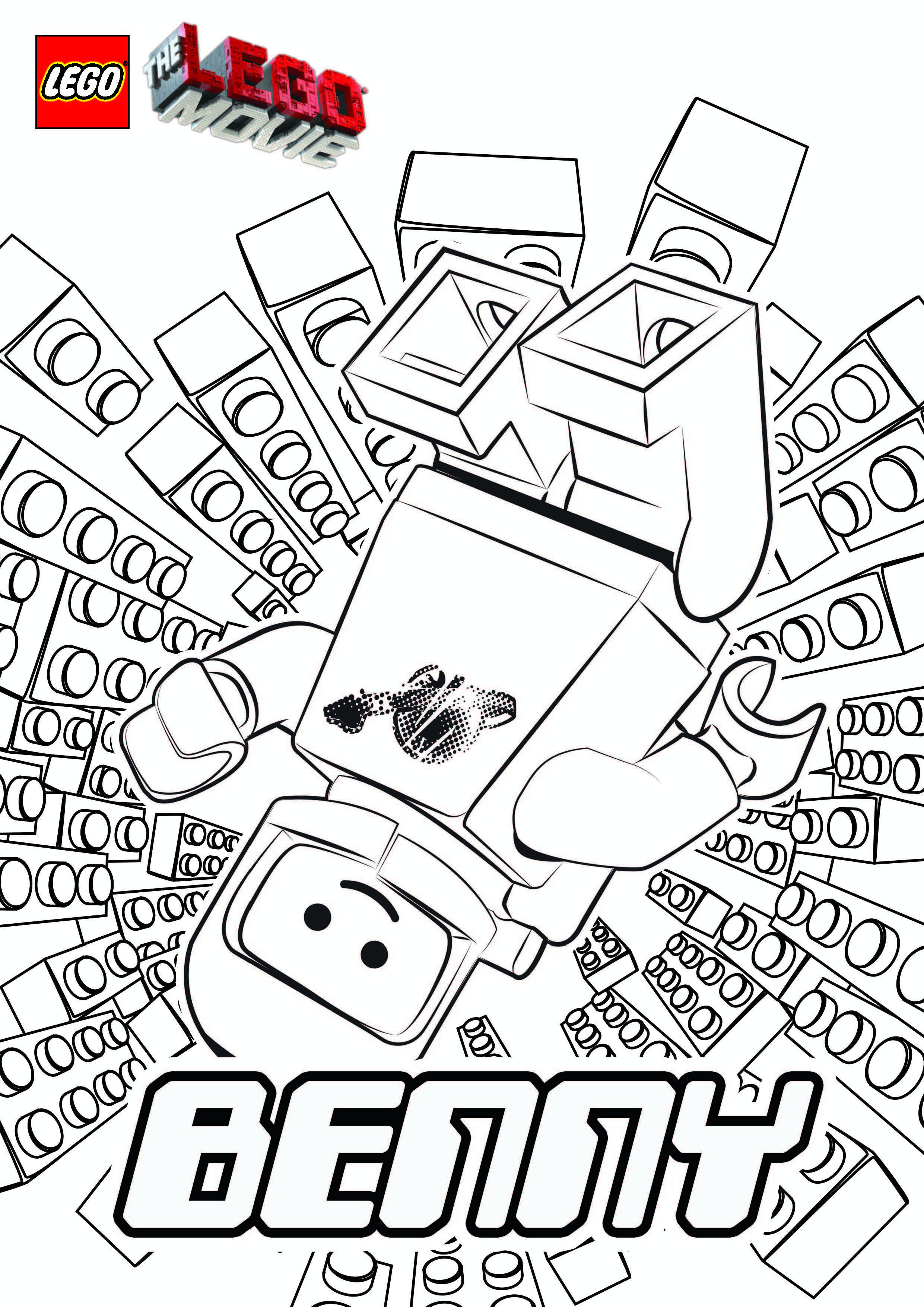 Lego Movie Color Pages Lego Movie Coloring Pages Coloring Home