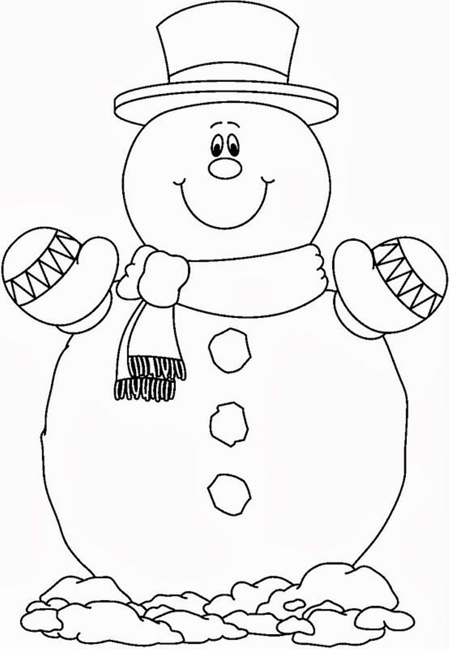 Let It Snow Coloring Pages Holidays Printable Snowman Coloring Pages Coloring Tone