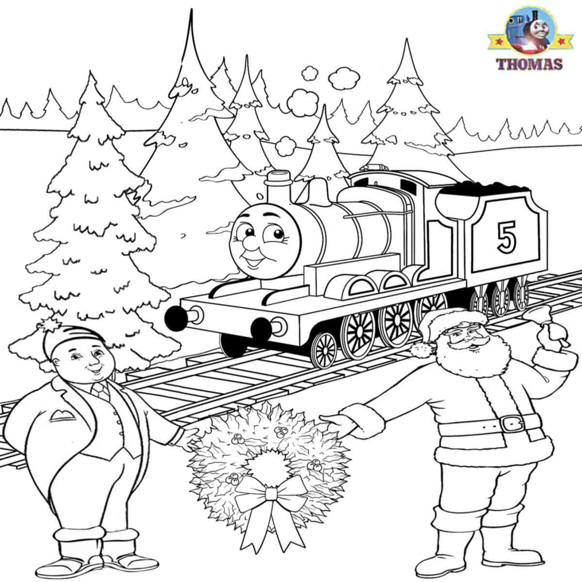 Let It Snow Coloring Pages Thomas Christmas Coloring Sheets For Children Printable Pictures