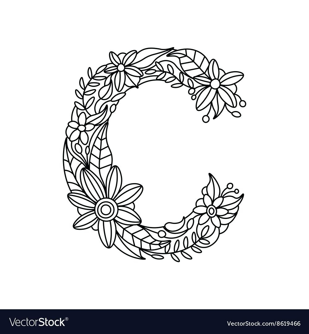 Letter C Coloring Pages For Preschoolers Letter C Coloring My A To Z Coloring Book Letter C Coloring Page
