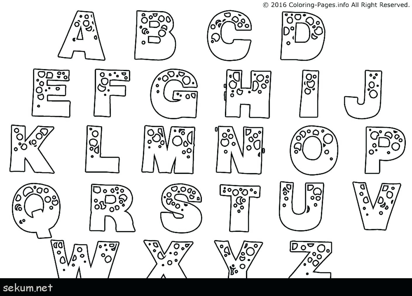 Letter Coloring Page Alphabet Letter Coloring Pages Mayhemcolorco
