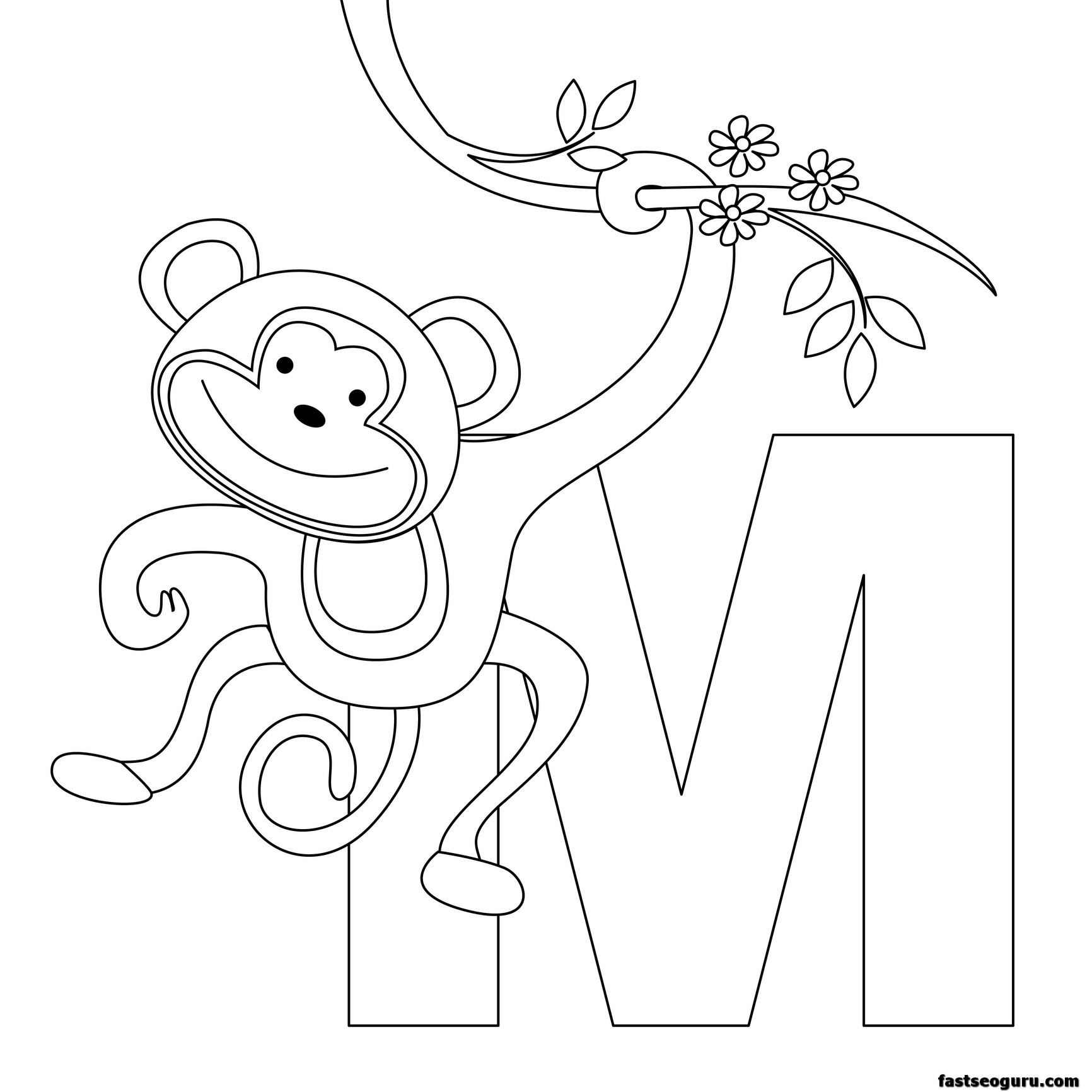 Letter Coloring Page Animal Alphabet Letters Coloring Pages