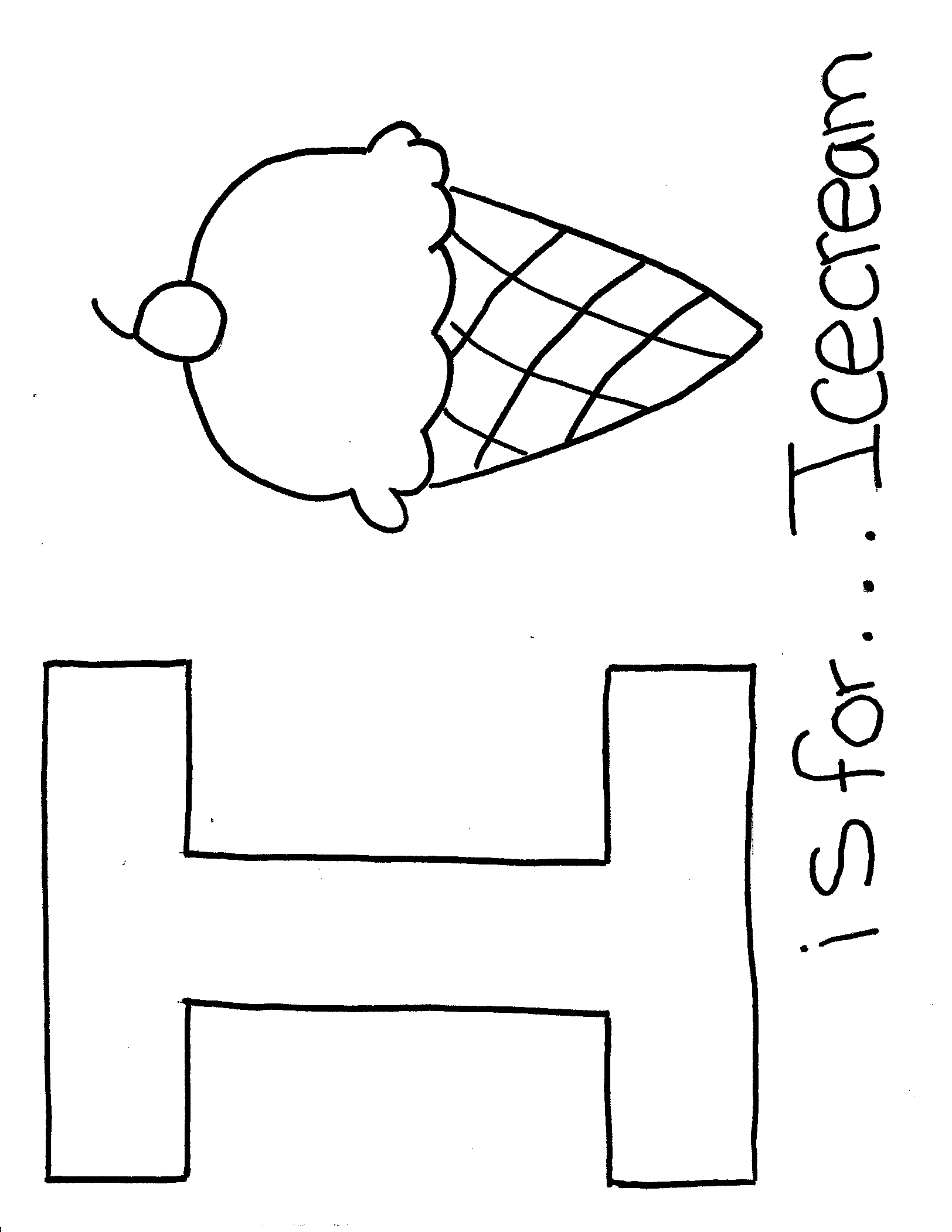 Letter Coloring Page Free Alphabet Coloring Page Letter I