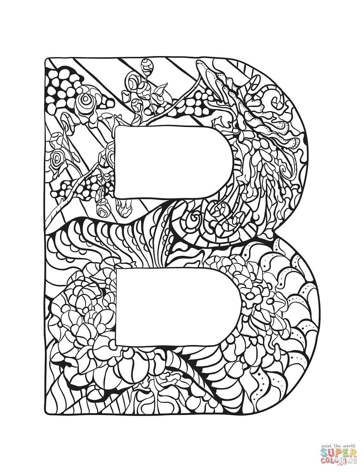 Letter Coloring Page Letters And Alphabet Coloring Pages Free Coloring Pages