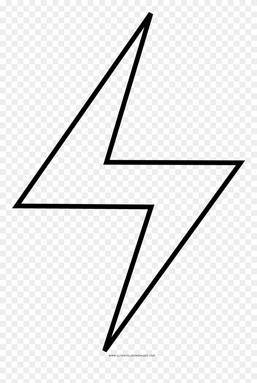 Lightning Bolt Coloring Page Latest Lightning Bolt Coloring Pages Page Ultra Triangle Clipart