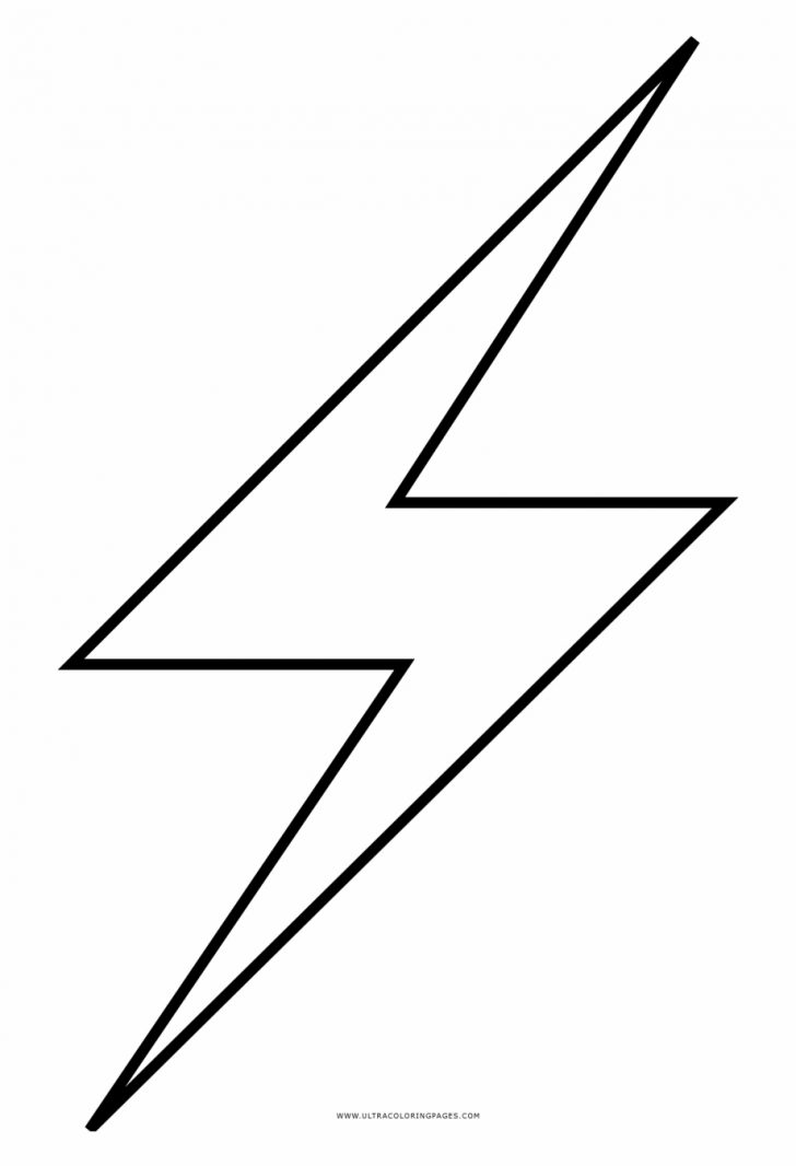 Beautiful Picture of Lightning Bolt Coloring Page - vicoms.info