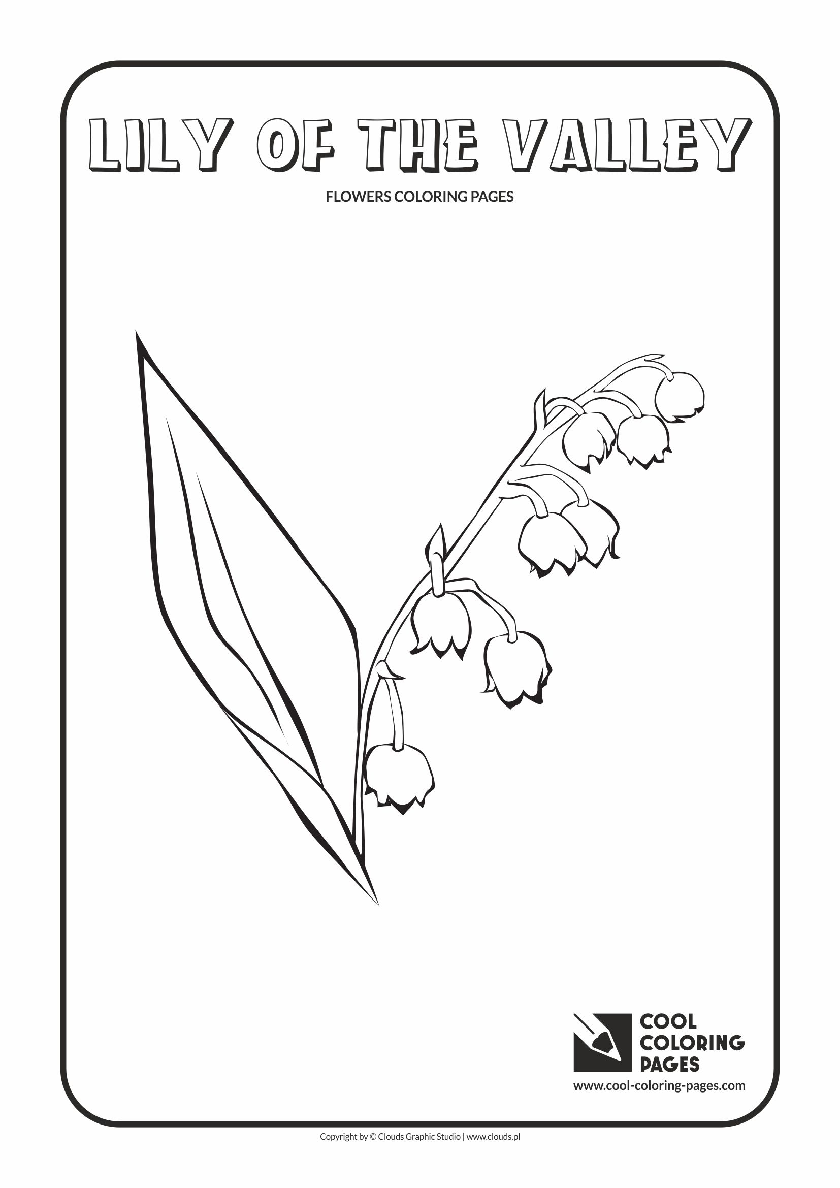 Lily Of The Valley Coloring Page Cool Coloring Pages Lily Of The Valley Coloring Page Cool Coloring
