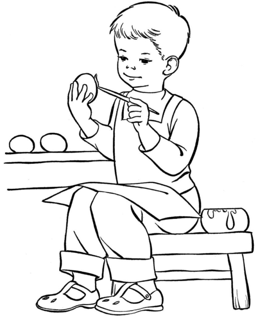Little Boy Coloring Pages Coloring Pages Free Printable Boy Coloring Pages For Kids Exciting