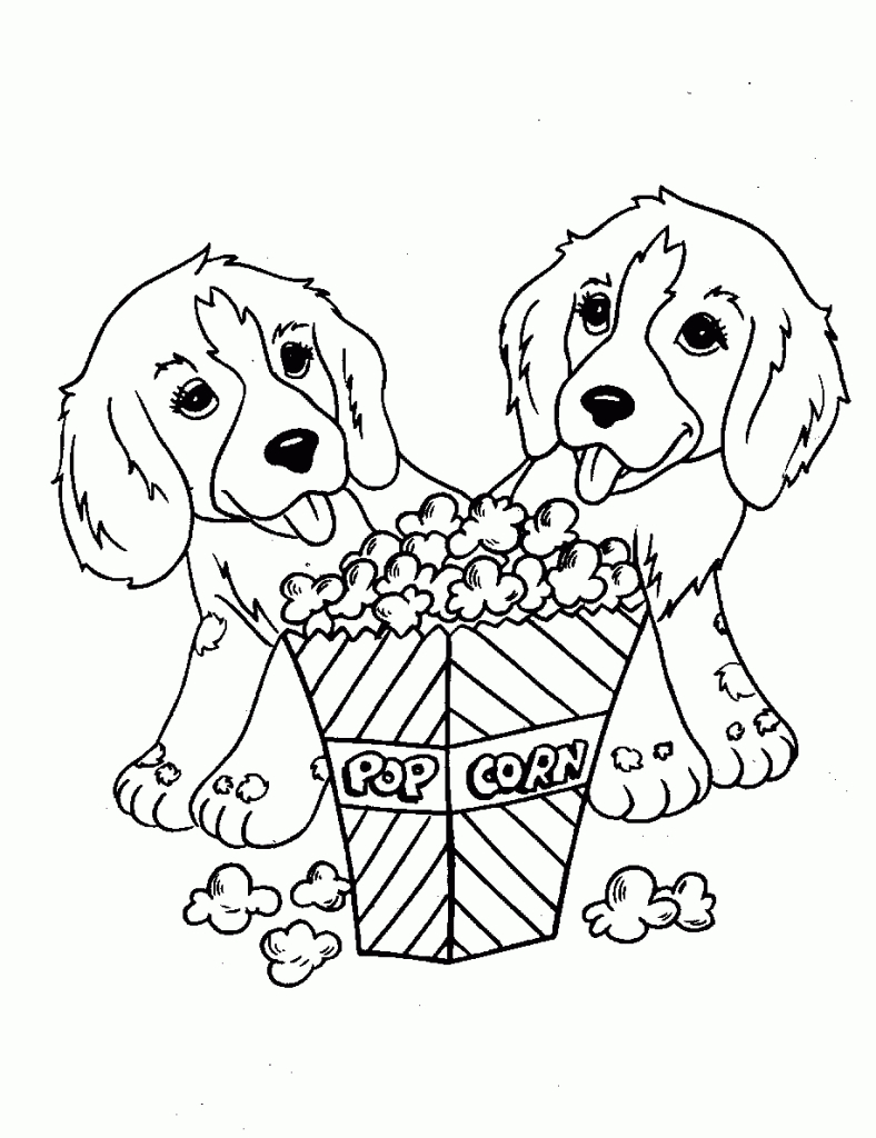 Little Puppy Coloring Pages Free Printable Dog Coloring Pages For Kids