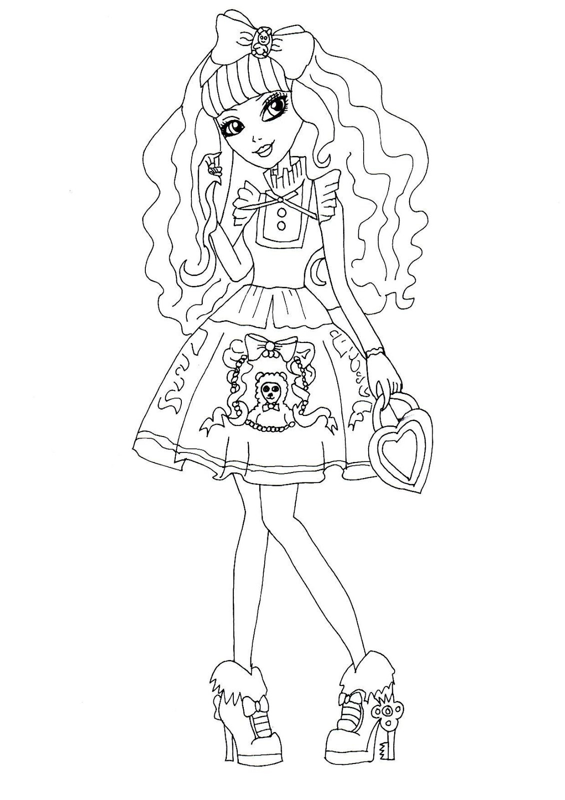 Madeline Coloring Pages Printable Coloring Pages For Kids Ever After High