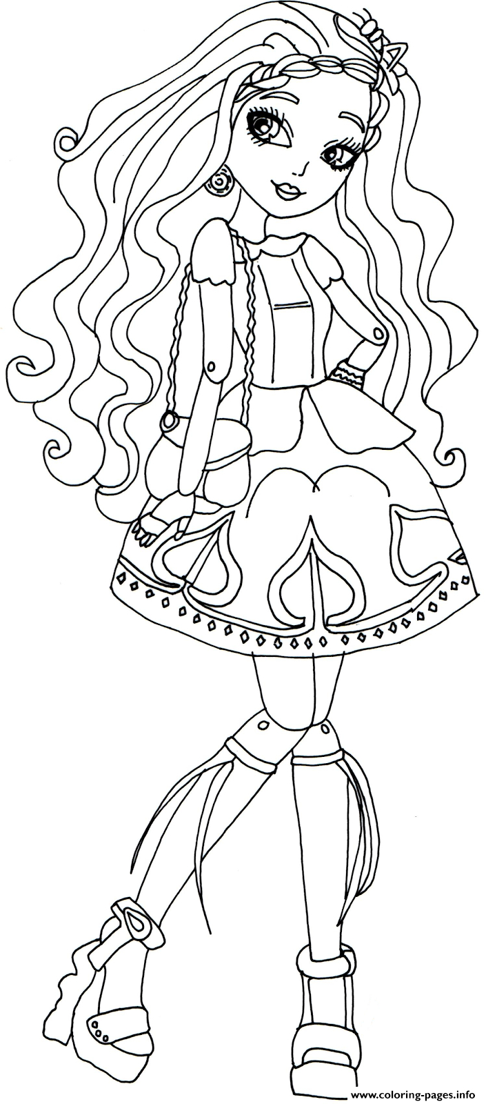 Madeline Coloring Pages Printable Ever After High Cedar Wood Coloring Pages Printable