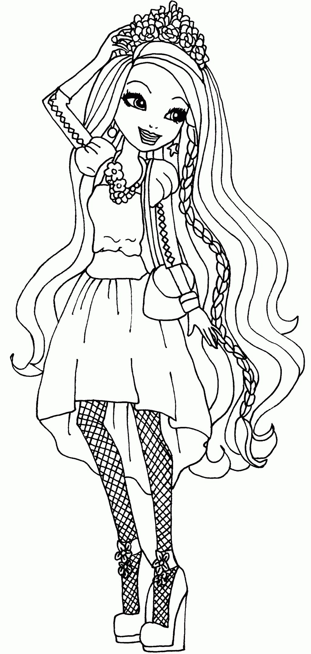 Madeline Coloring Pages Printable Madeline Hatter Coloring Page Coloring Page Coloring Home