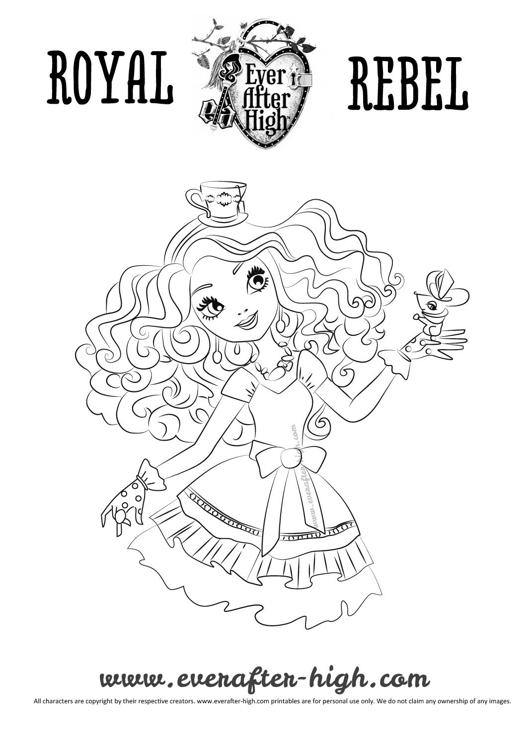 Madeline Coloring Pages Printable Madeline Hatter Coloring Pictures Coloring Pages