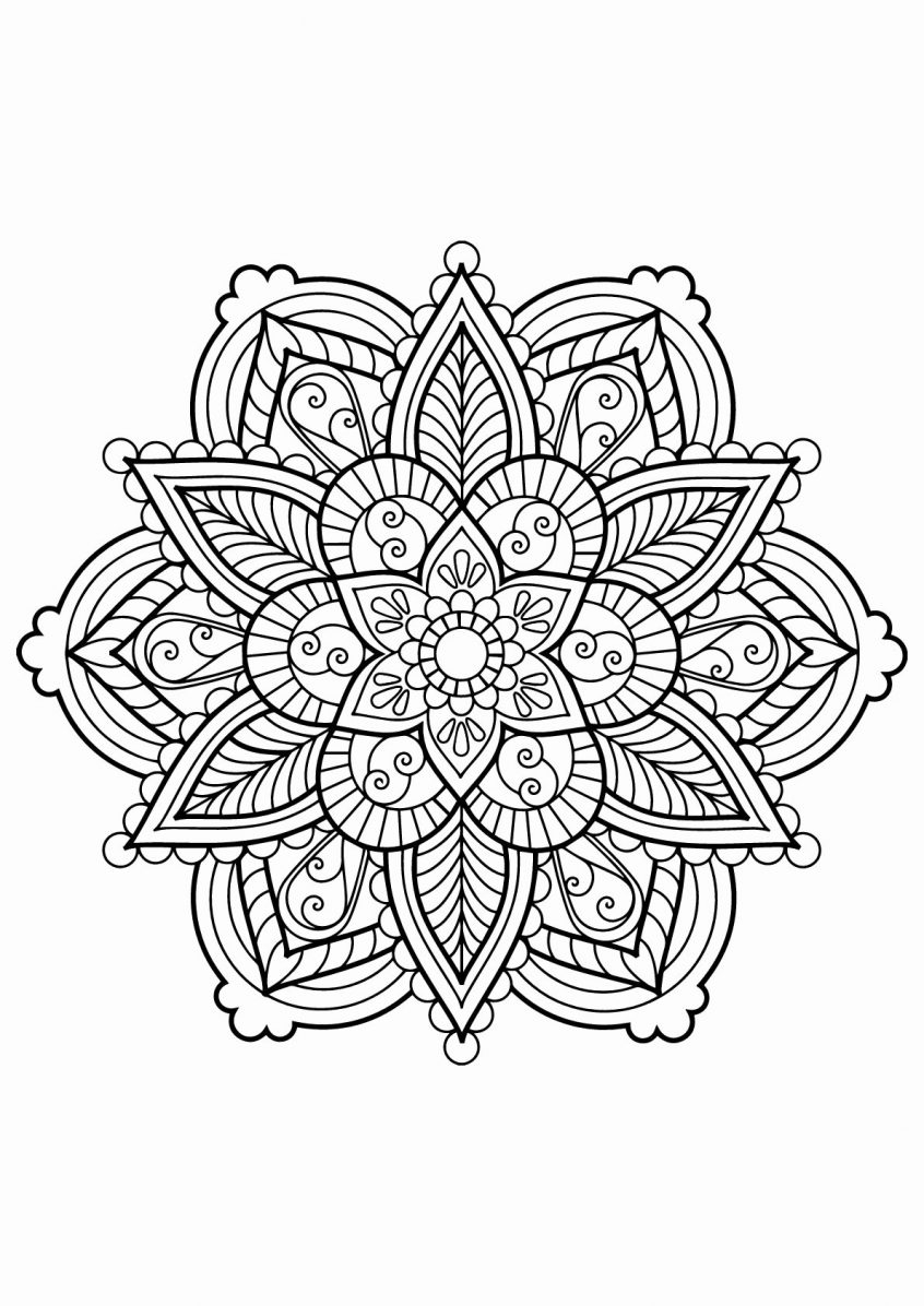 Mandala Coloring Pages Free Online Coloring Advanced Mandala Coloring Pages Pdf And Pw Printable Basic