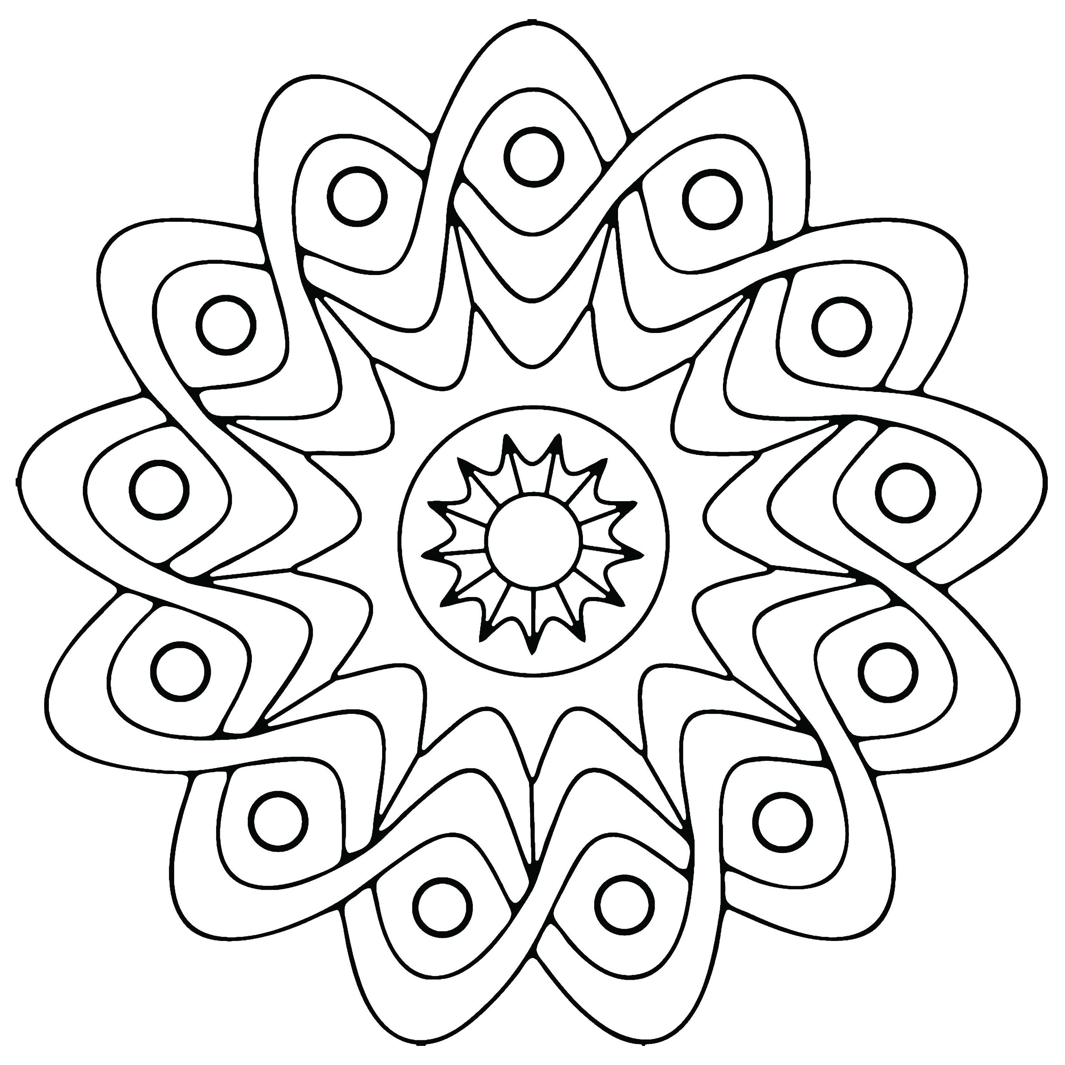 Mandala Coloring Pages Free Online Coloring Ideas Coloring Ideas Advanced Mandala Pages Pdf And Free