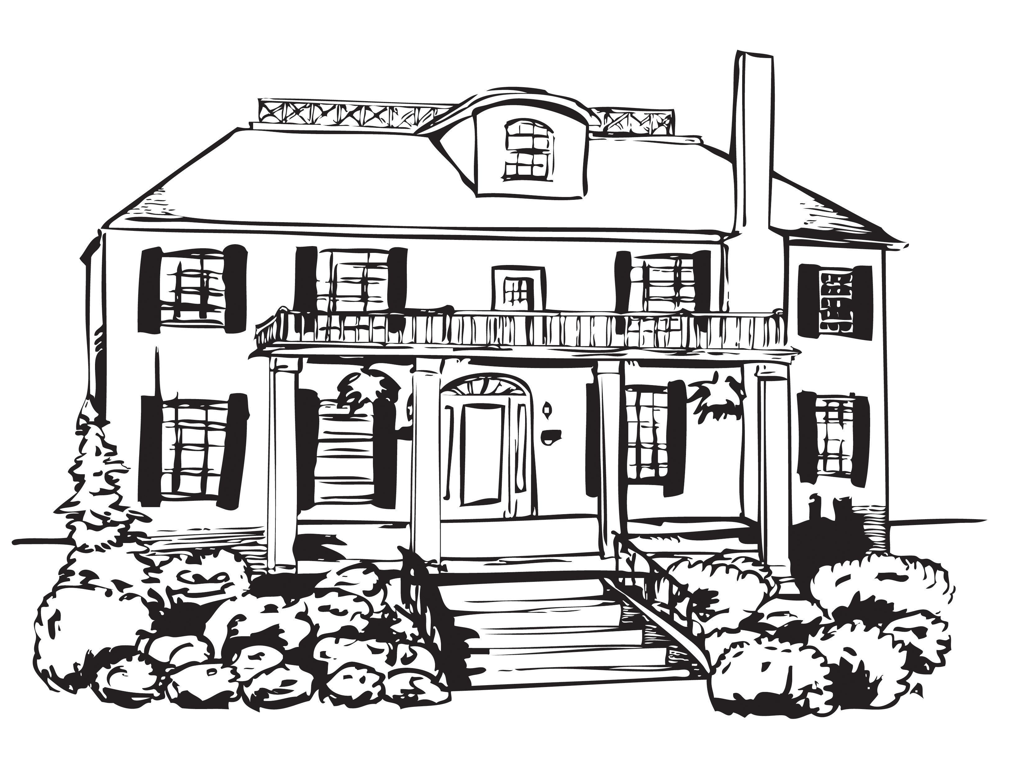 Mansion Coloring Pages Coloring Book World Spooky Haunted House Photo Jon Seidman